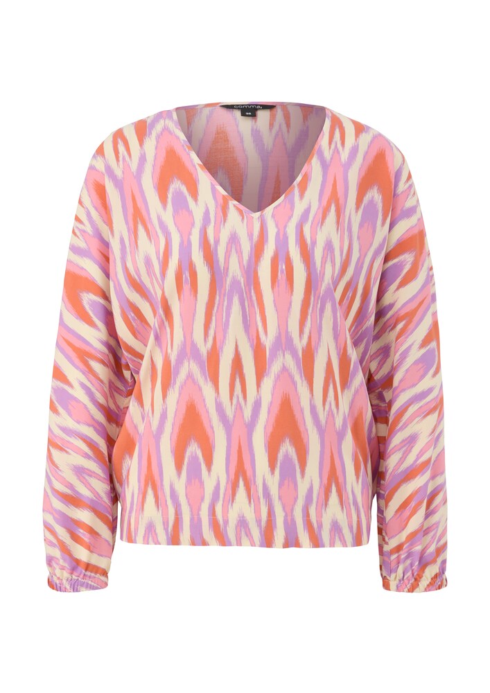 COMMA Bluse Damen Größe XXL lila / orange / rosa