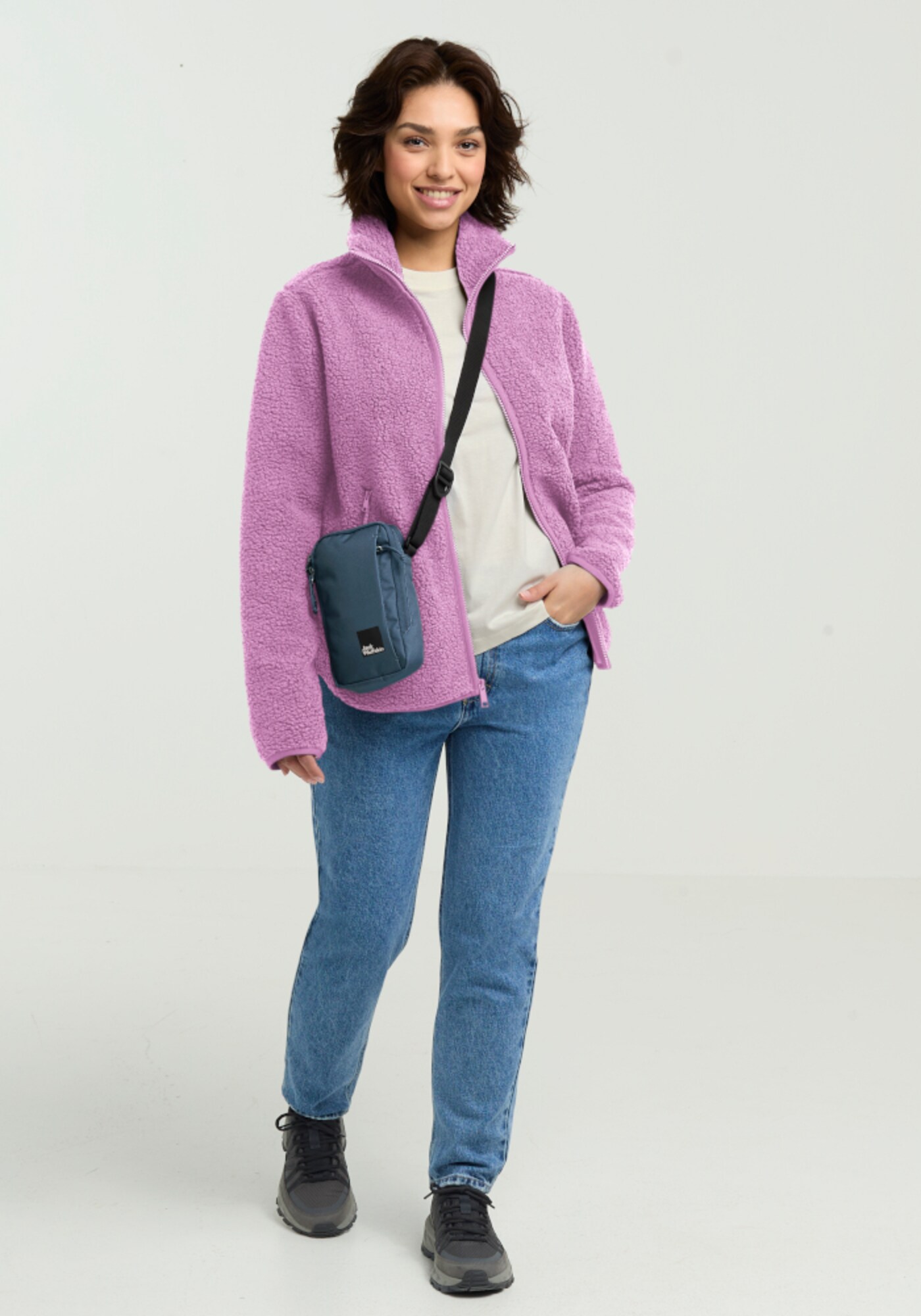 JACK WOLFSKIN Chaqueta polar funcional  lila claro – imagen 4