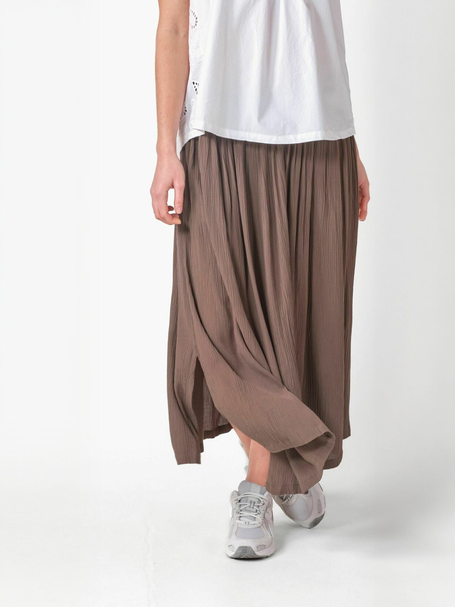 Klitmøller Collective Fustă  Jade  gri taupe