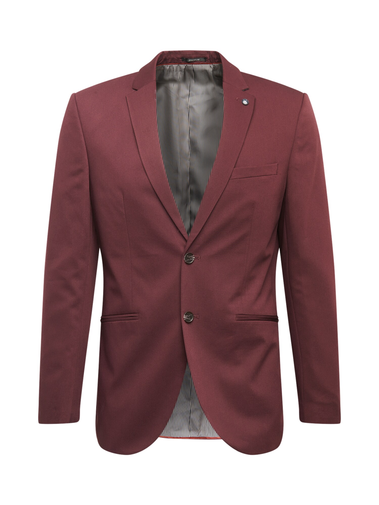 JACK & JONES Švarkas 'VINCENT'  vyno raudona spalva