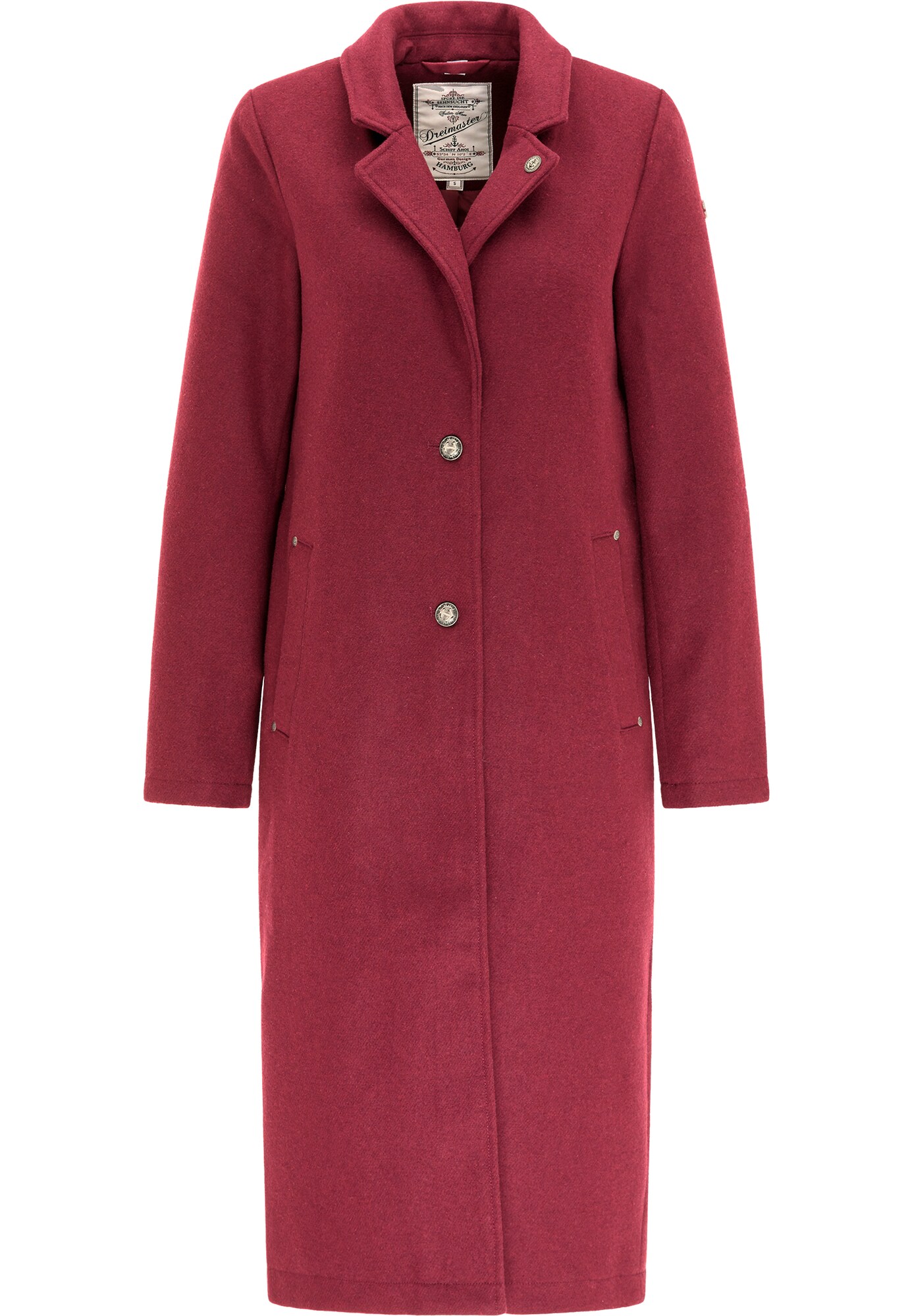 DreiMaster Vintage Rudeninis-žieminis paltas  avietinė
