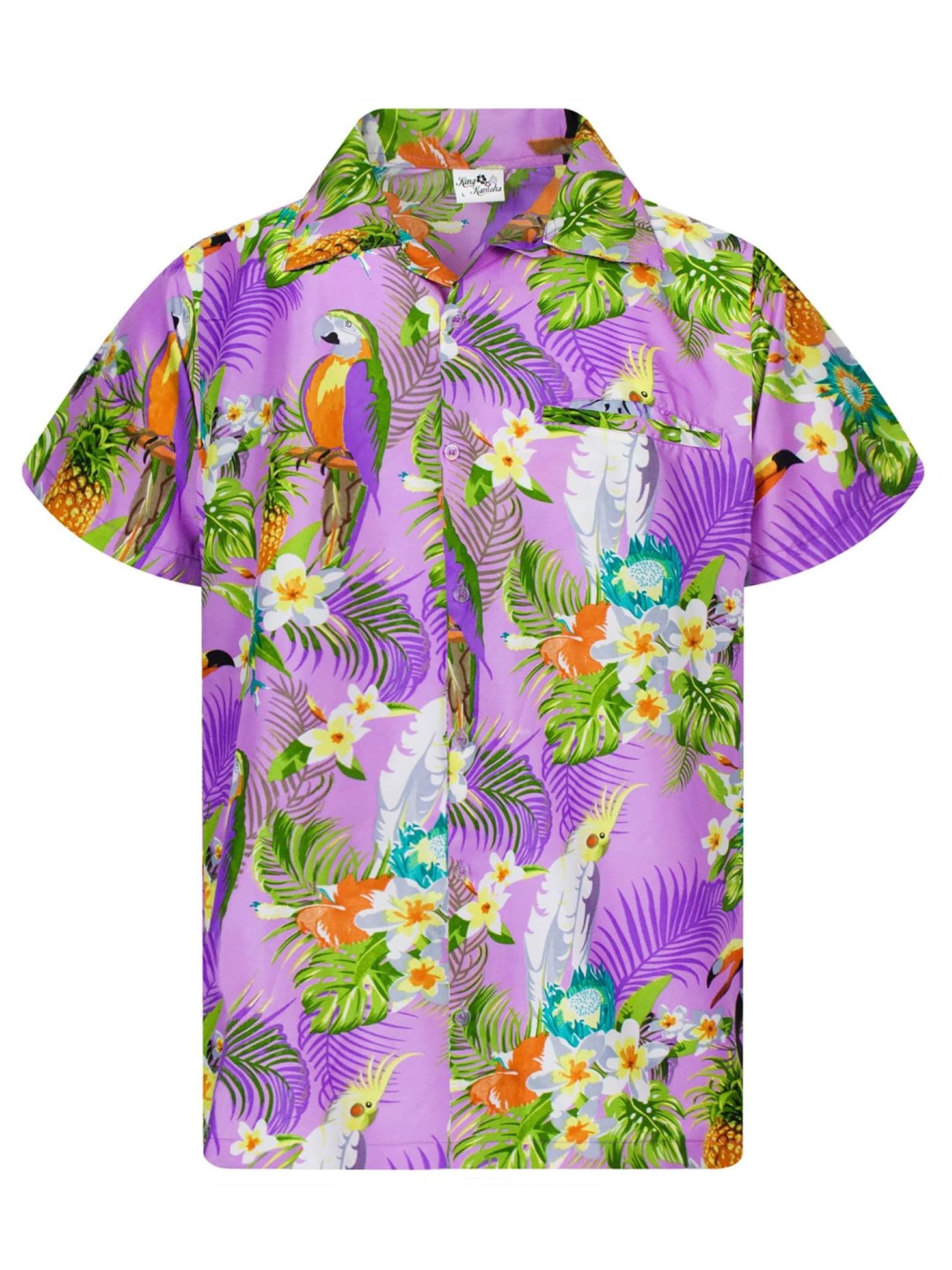 King Kameha T-shirt 'Parrot Cockatoo' herr