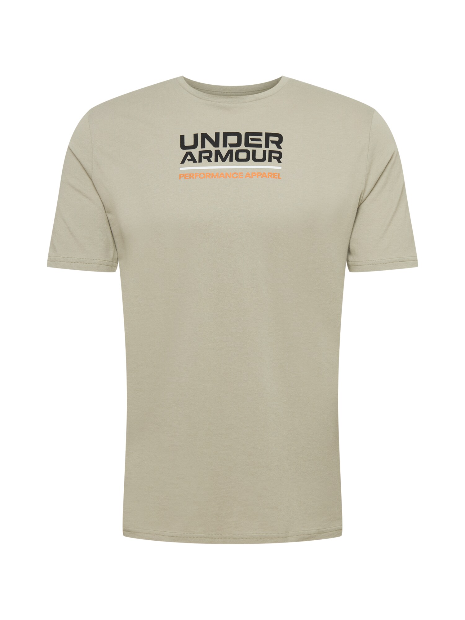 UNDER ARMOUR Funkčné tričko  tmavošedá / neónovo oranžová / čierna / biela