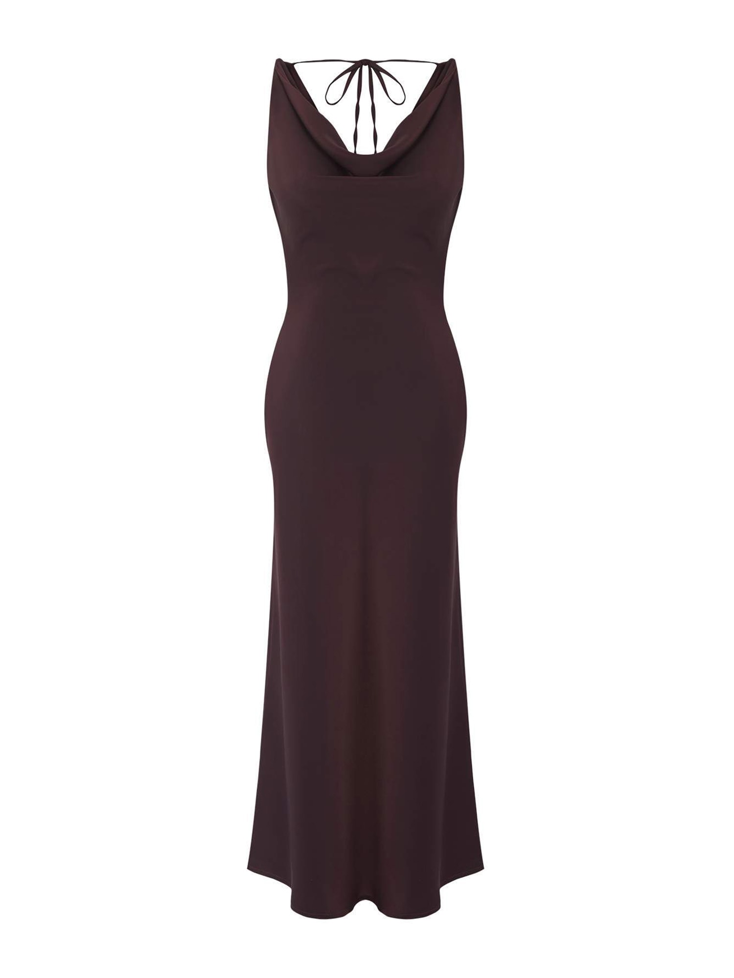 Trendyol Rochie de seară maro închis