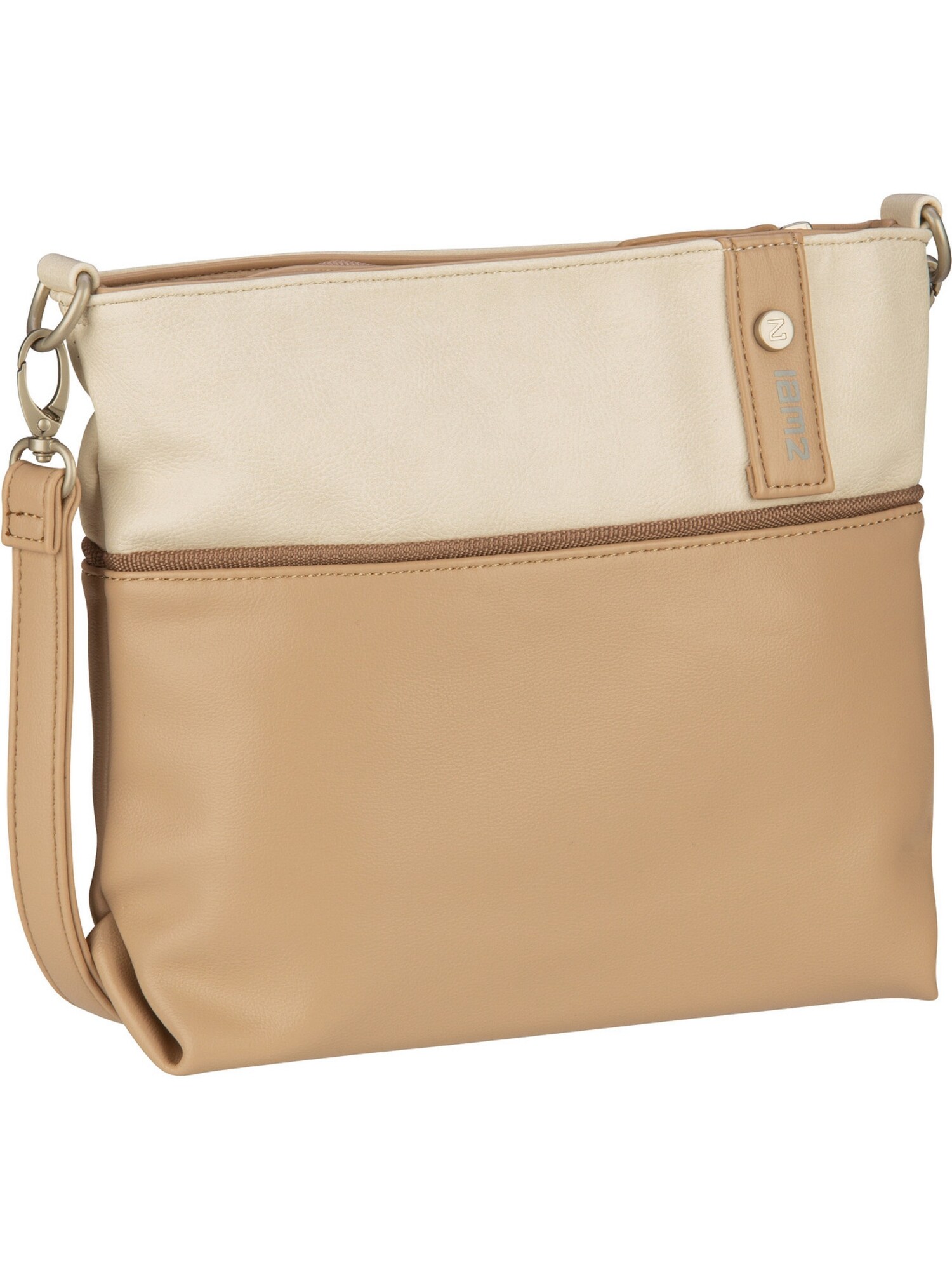 Zwei Handtas 'Jana' Beige / Crème