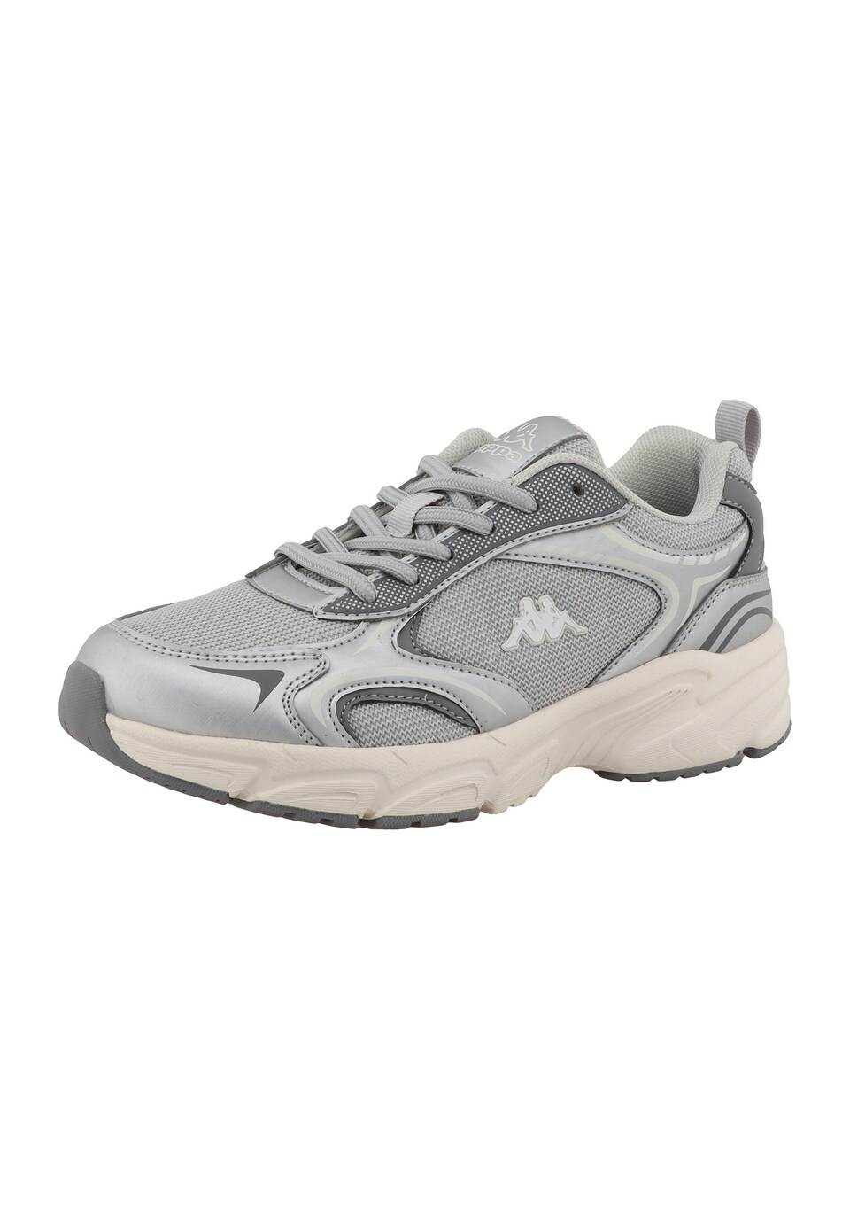 Låg sneaker 'Allegra' ljusgrå / mörkgrå
