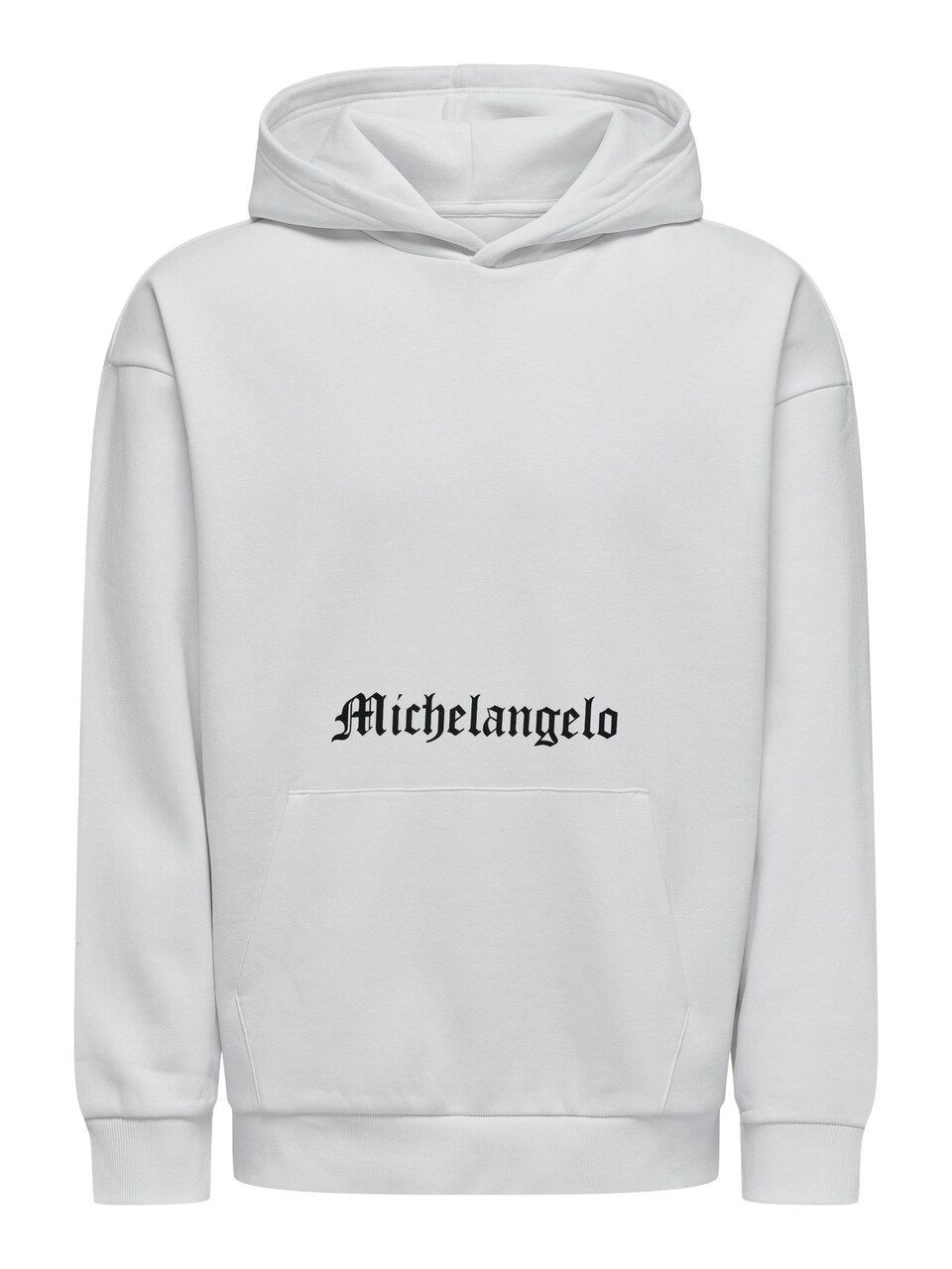 Sweatshirt 'ONSApoh Life' ljusgrå / röd / svart