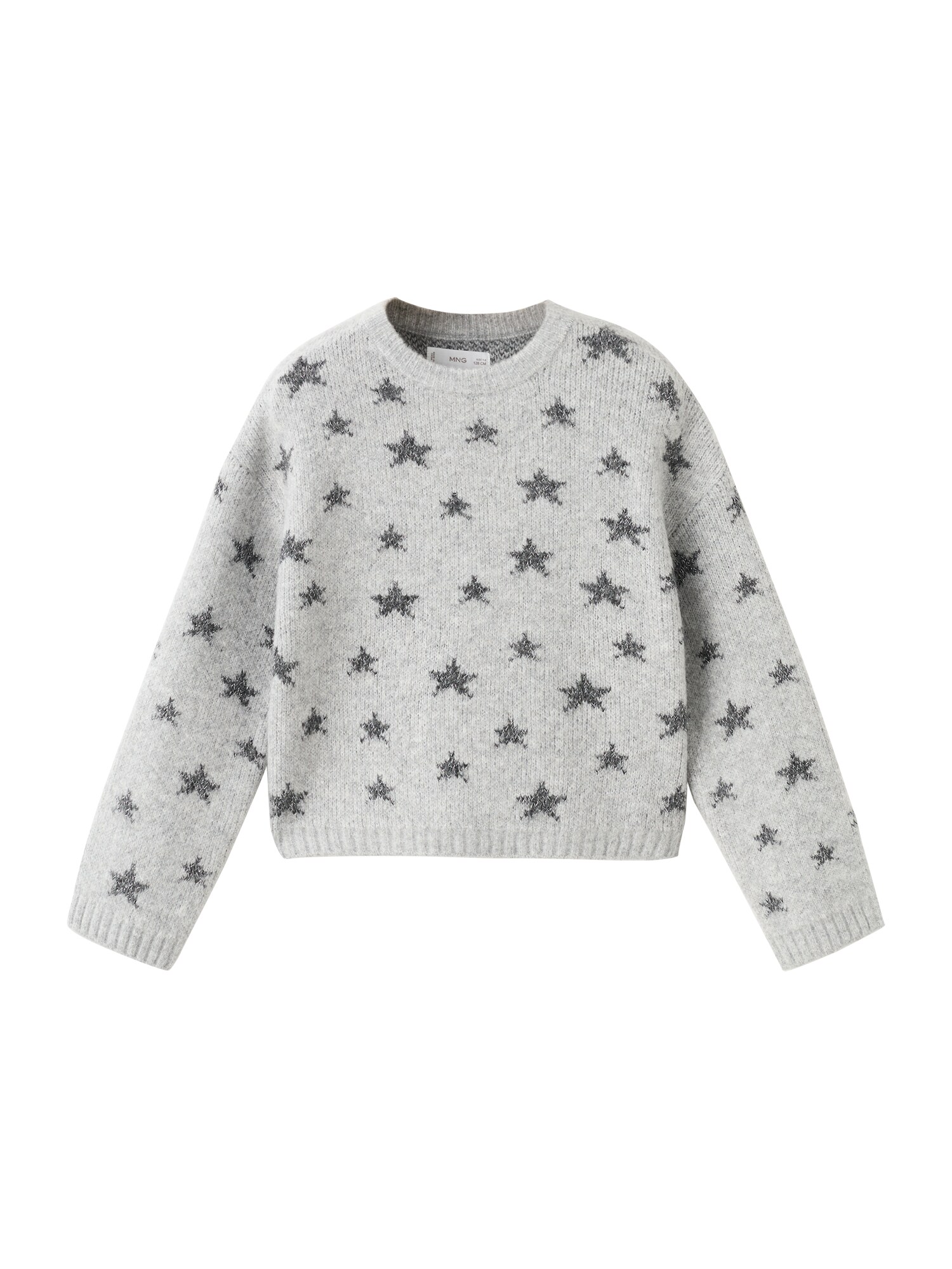 MANGO KIDS Pulover ESTRELLA  gri amestecat / negru