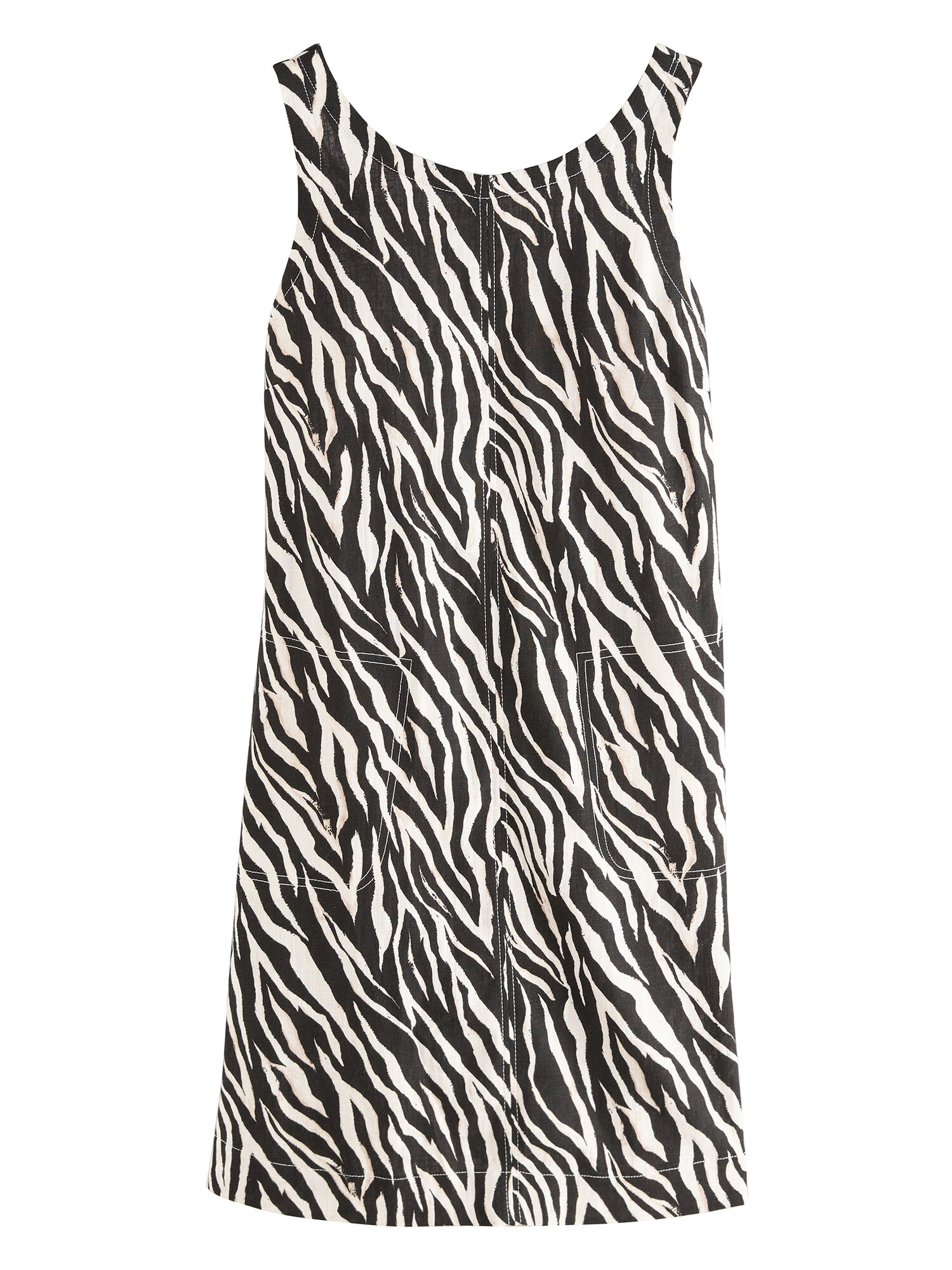 Next Rochie Kew Collection  negru / alb