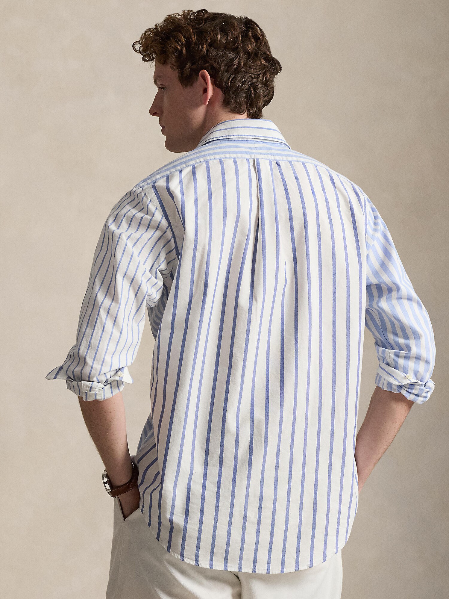 Polo Ralph Lauren Camisa azul / azul cielo / blanco – imagen 3