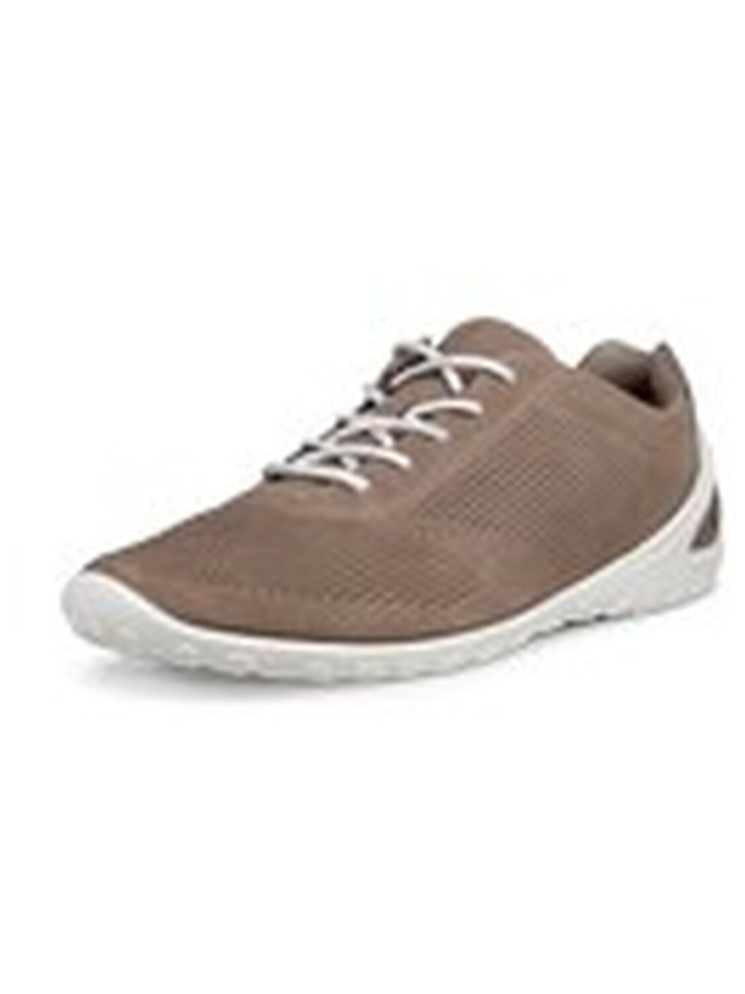 ECCO Zapatos con cordón 'Sneaker Herren 802384/02459 Rauleder in taupe'  taupe