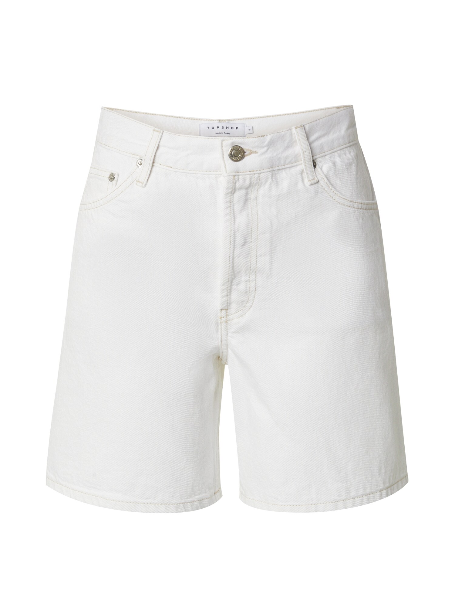 TOPSHOP Džínsy biely denim