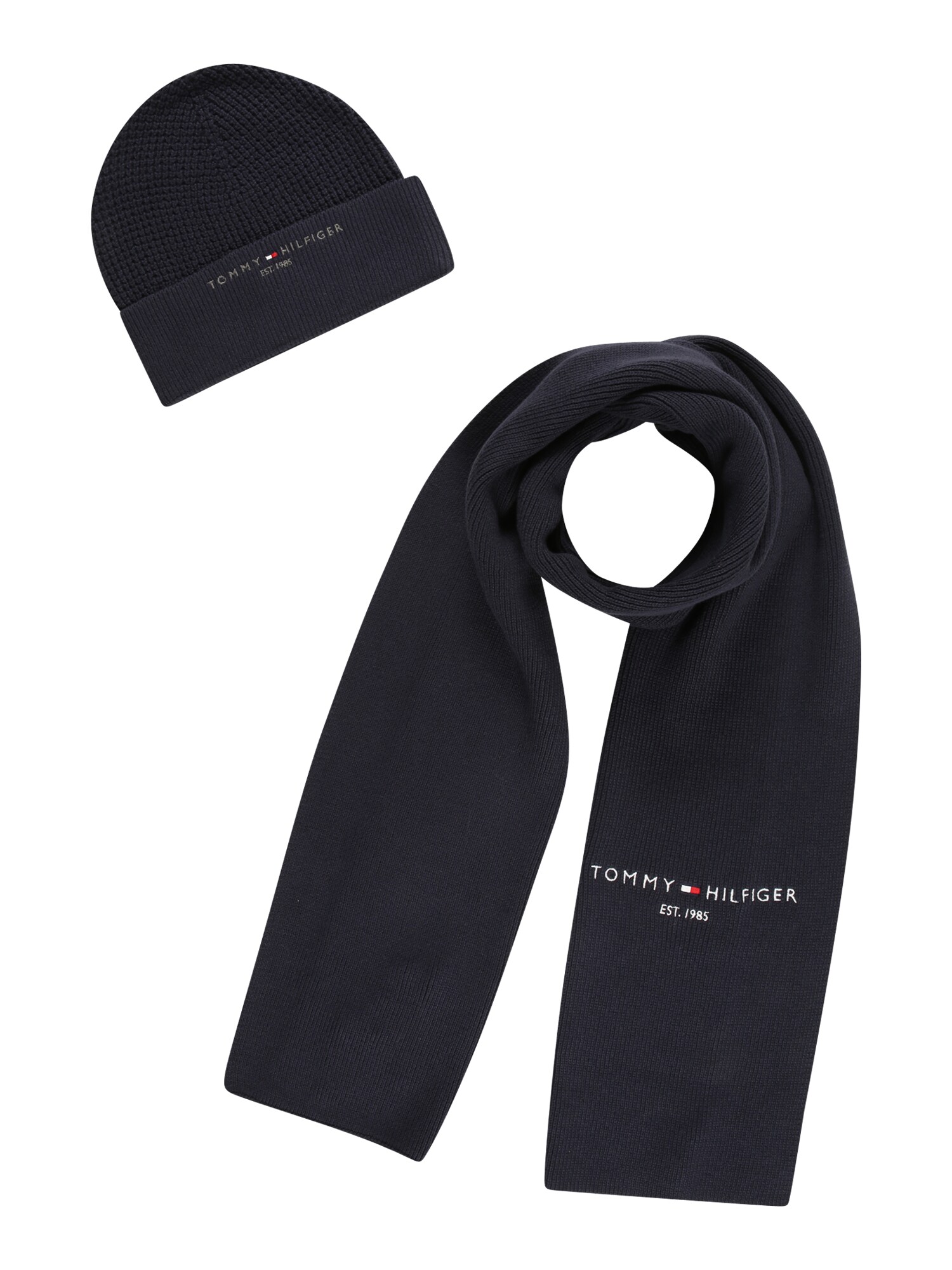 Tommy Hilfiger TOMMY HILFIGER Set: Mutze und Schal navy / rot / weiß