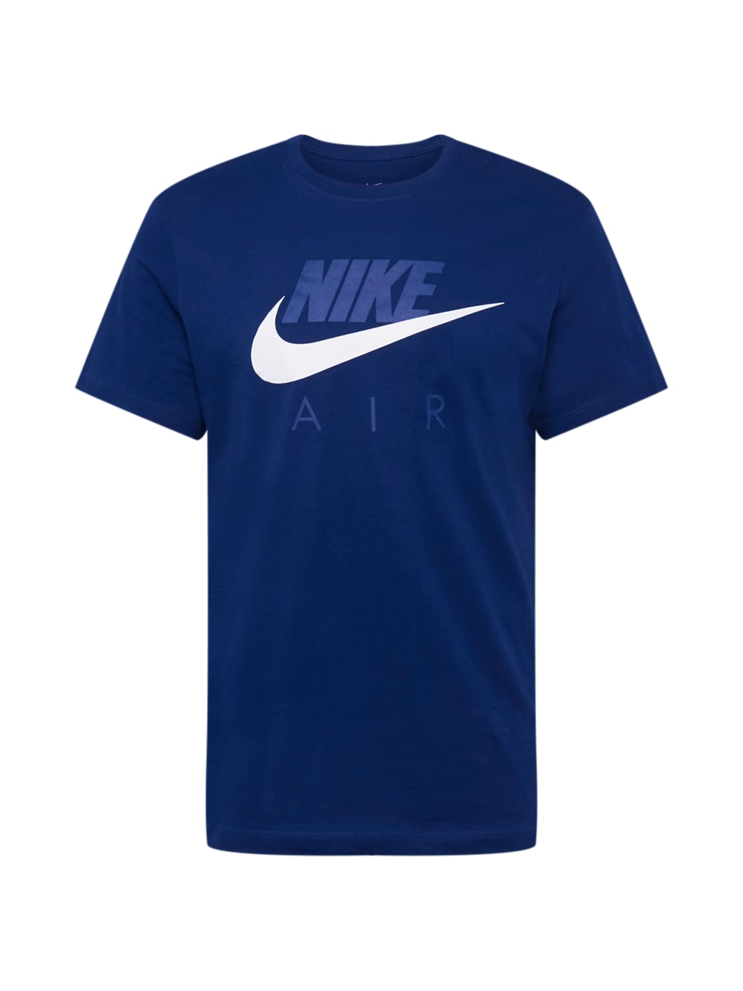 NIKE Sportiniai marškinėliai  tamsiai mėlyna / balta