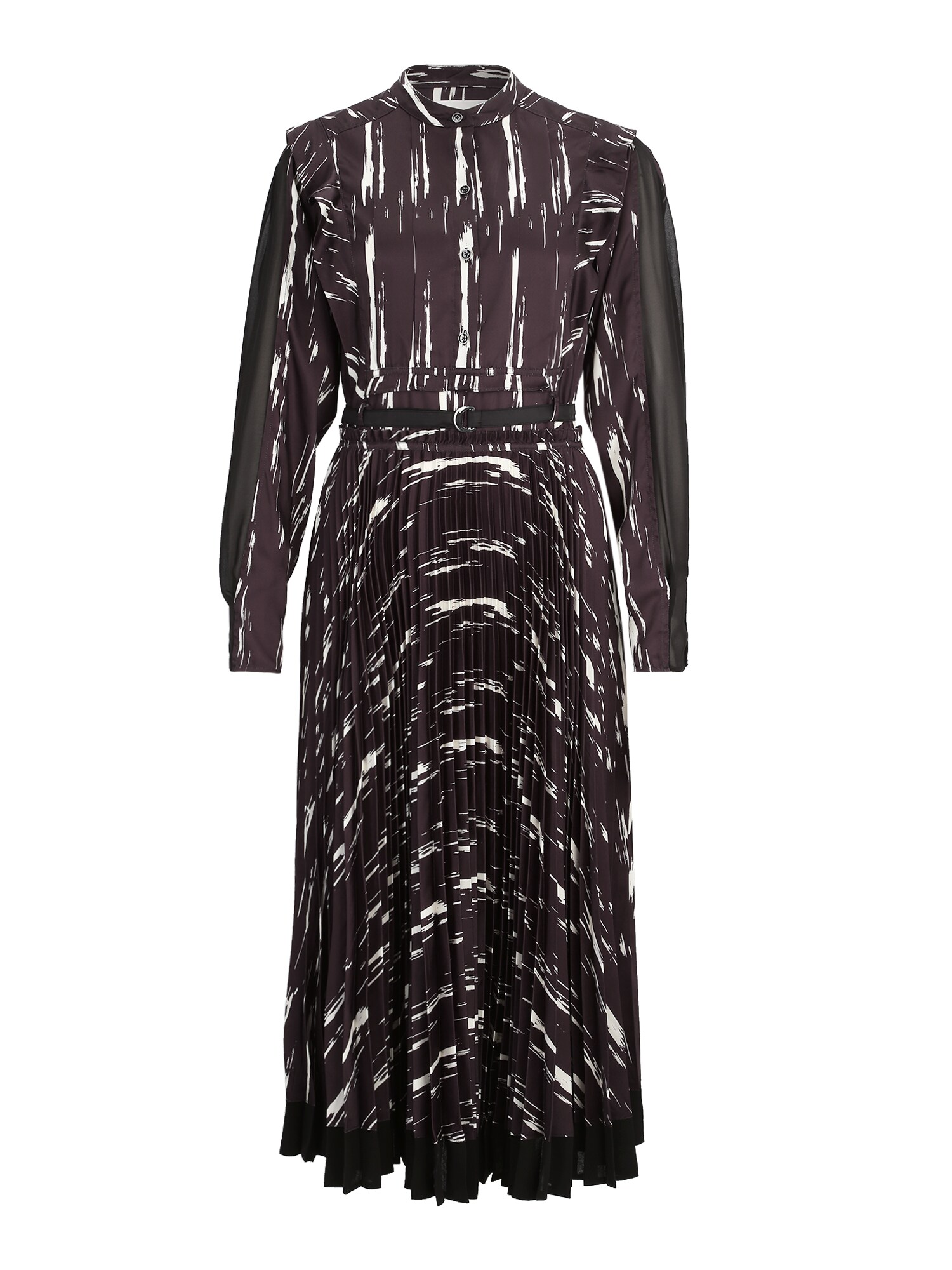 3.1 Phillip Lim Košeľové šaty čokoládová / čierna / biela