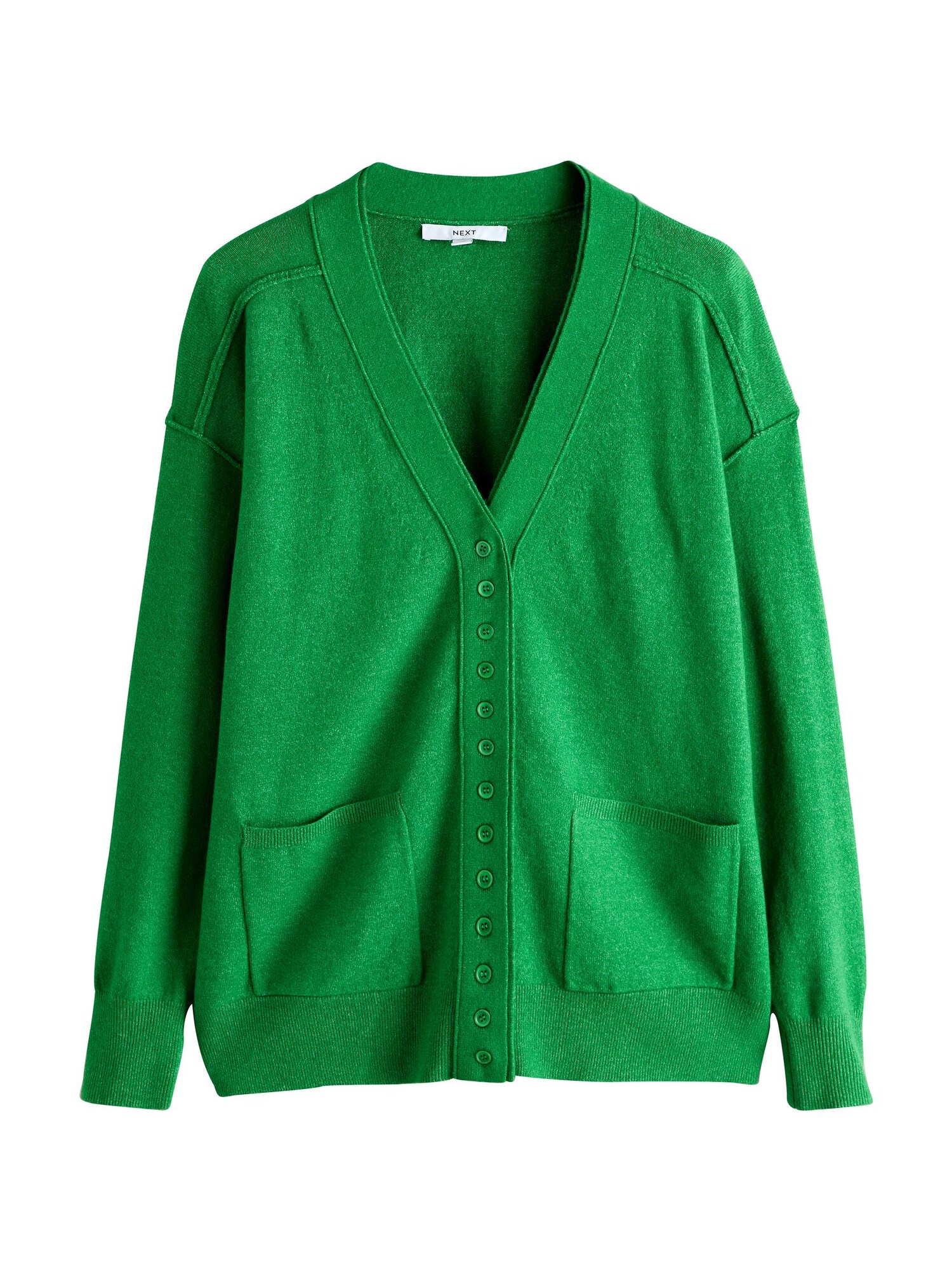 Next Geacă tricotată  verde