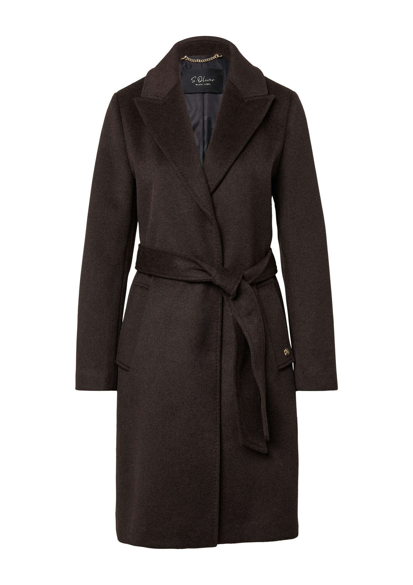 S.Oliver Black Label Tussenmantel Donkerbruin