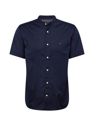 Tommy Hilfiger Overhemd ‘Flex’ Donkerblauw