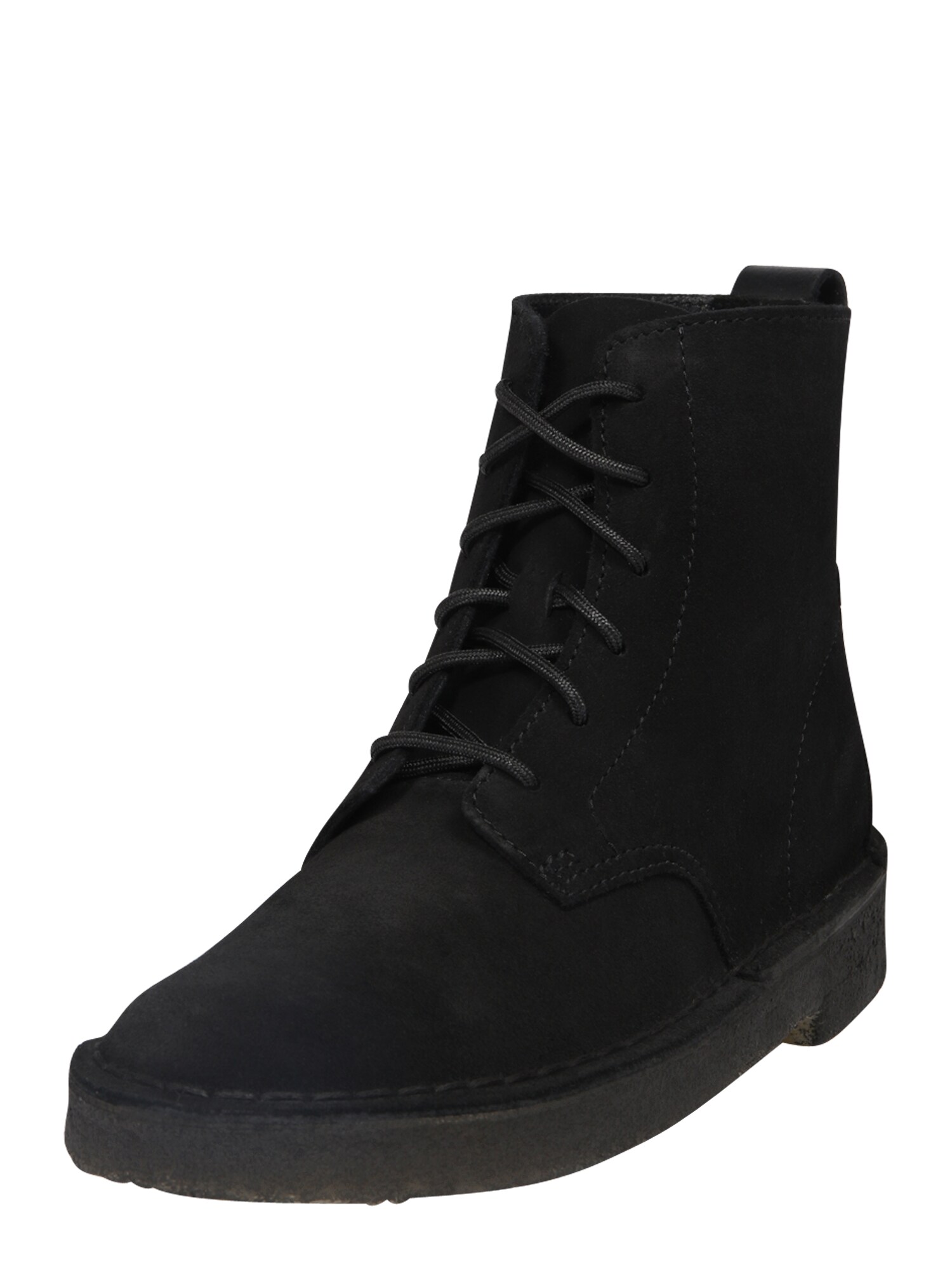 Clarks Originals Suvarstomieji kulkšnis dengiantys batai 'Desert Mali'  juoda