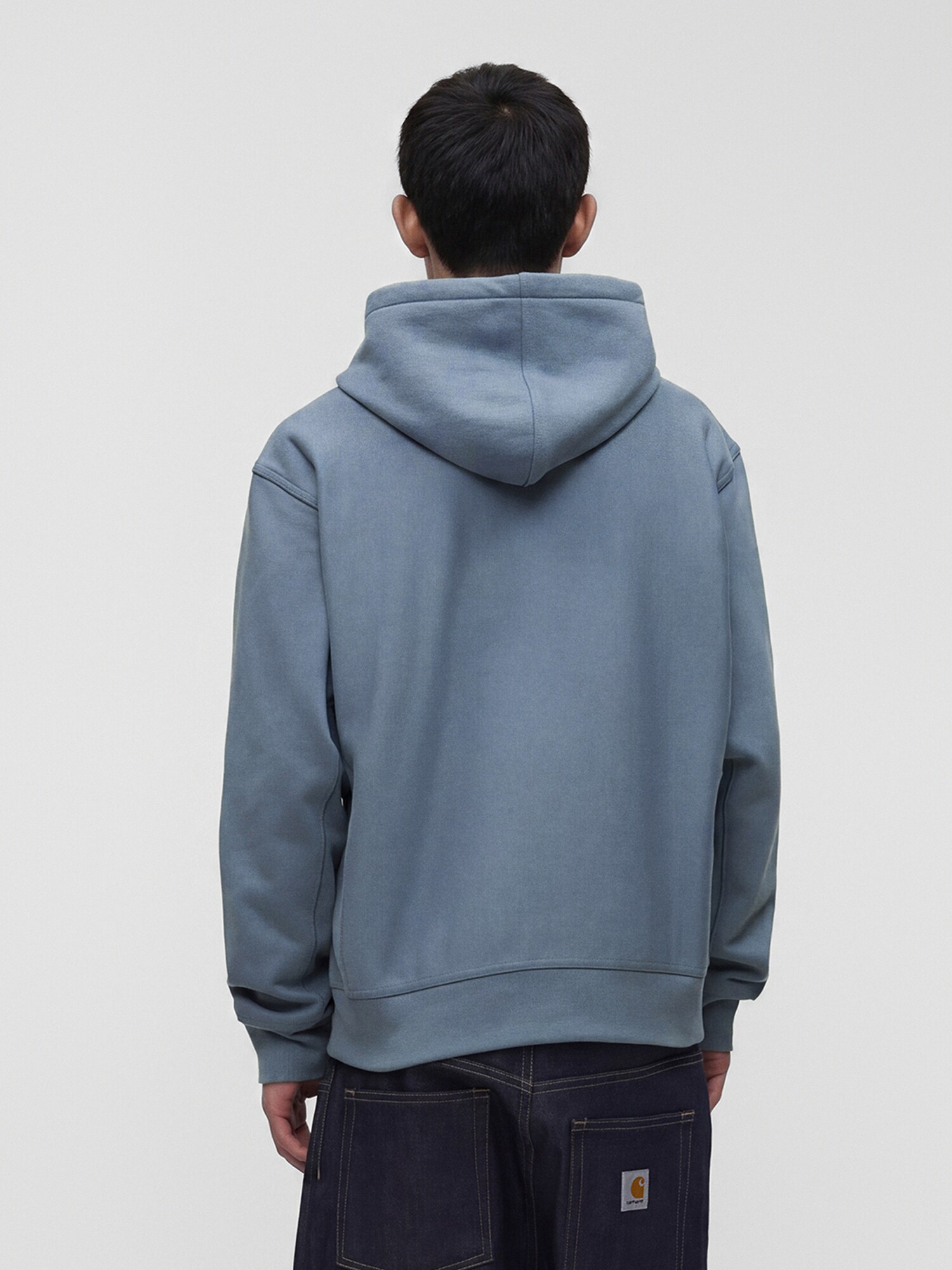 Carhartt WIP Sudadera 'American Script'  ópalo / amarillo / rojo – imagen 3