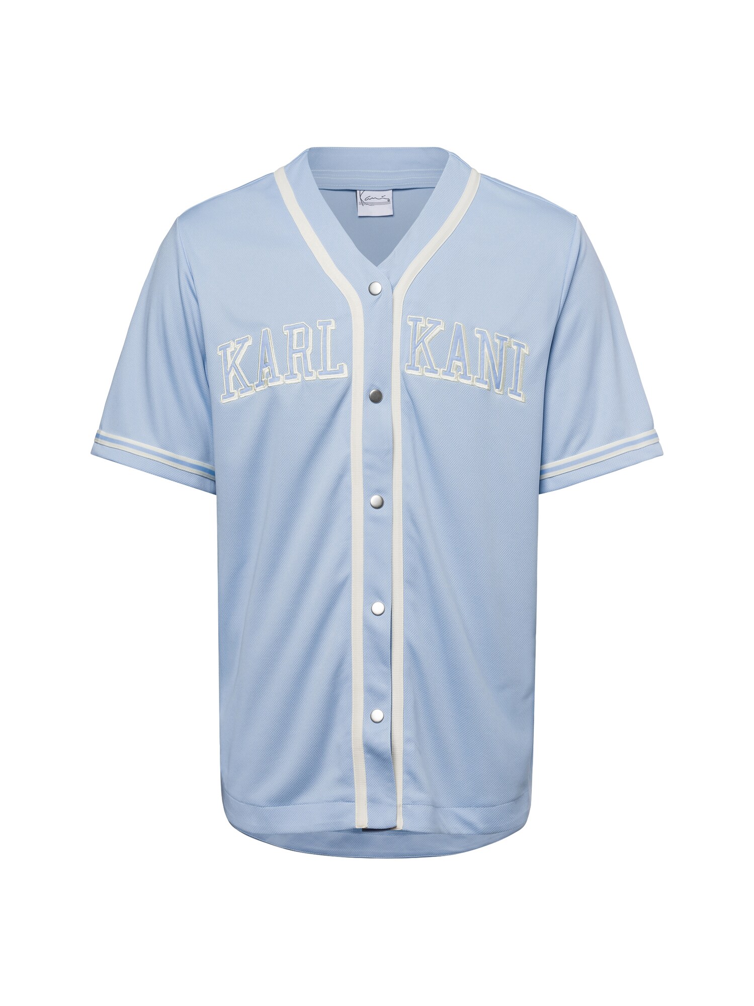 Karl Kani Camiseta ' '  azul claro