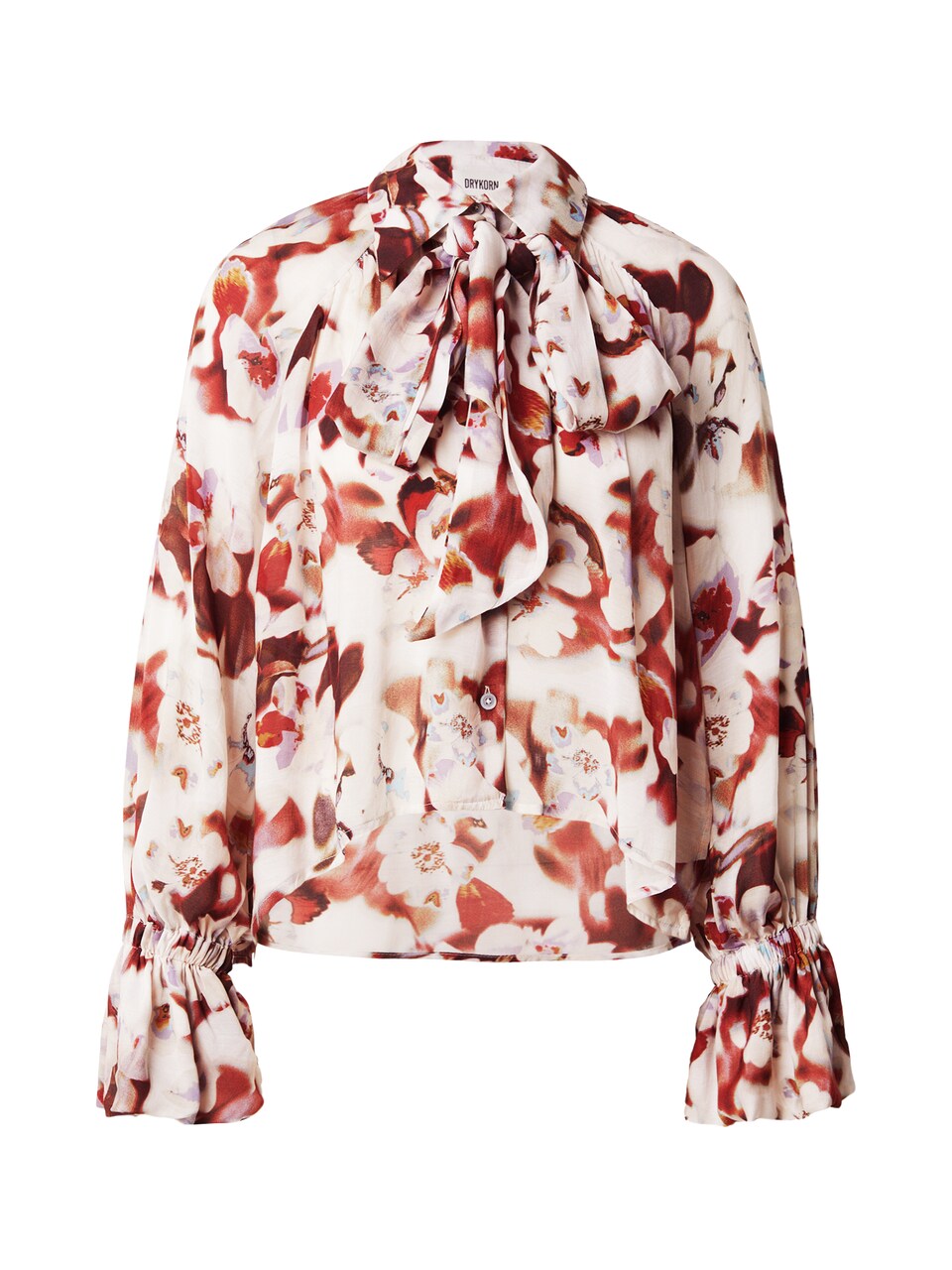 Blus 'VAELIE_1' beige / brun / syrén