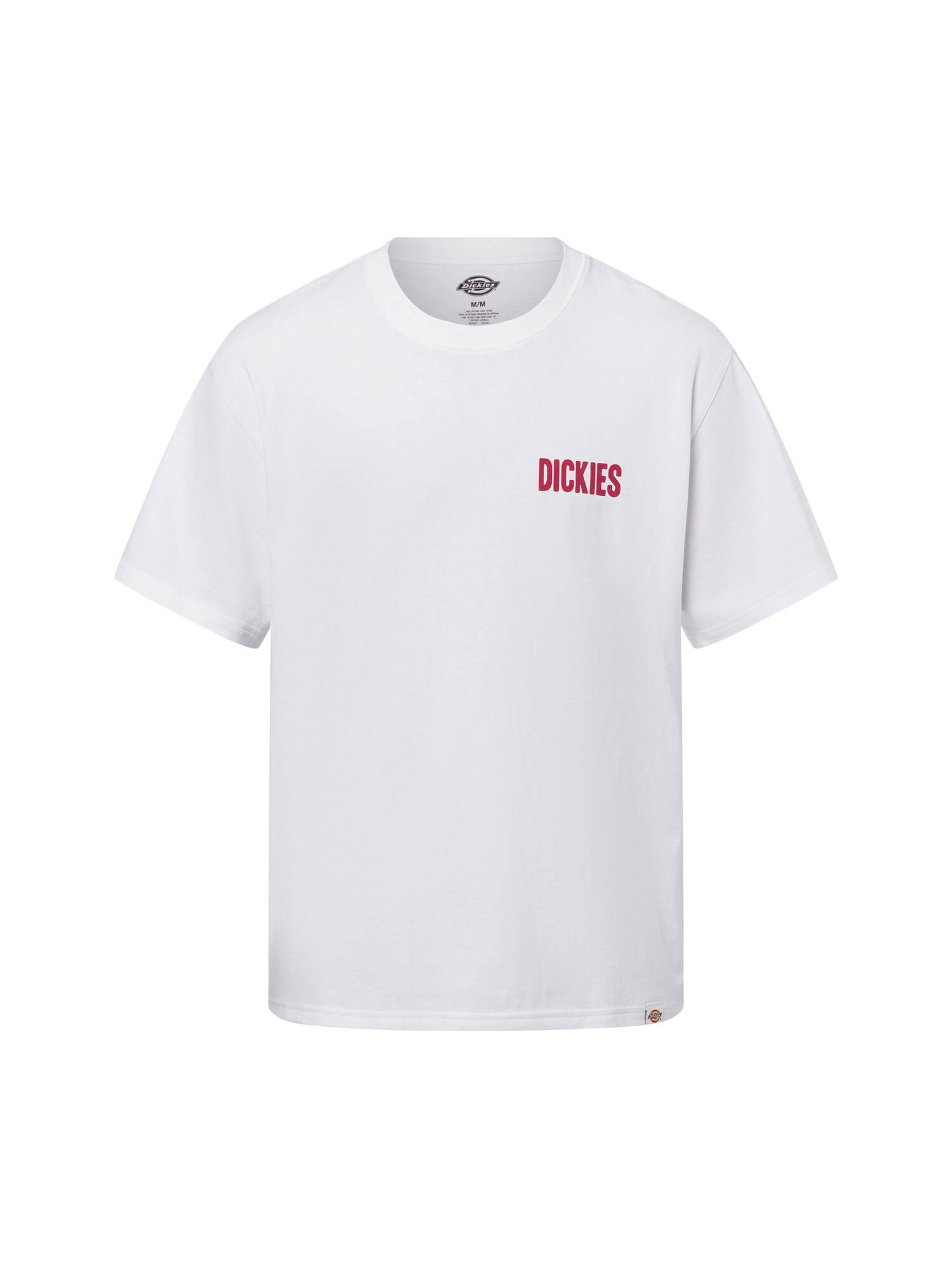 DICKIES Póló 'Slacks Rally'  sötét-rózsaszín / fehér akciós termékkép 1