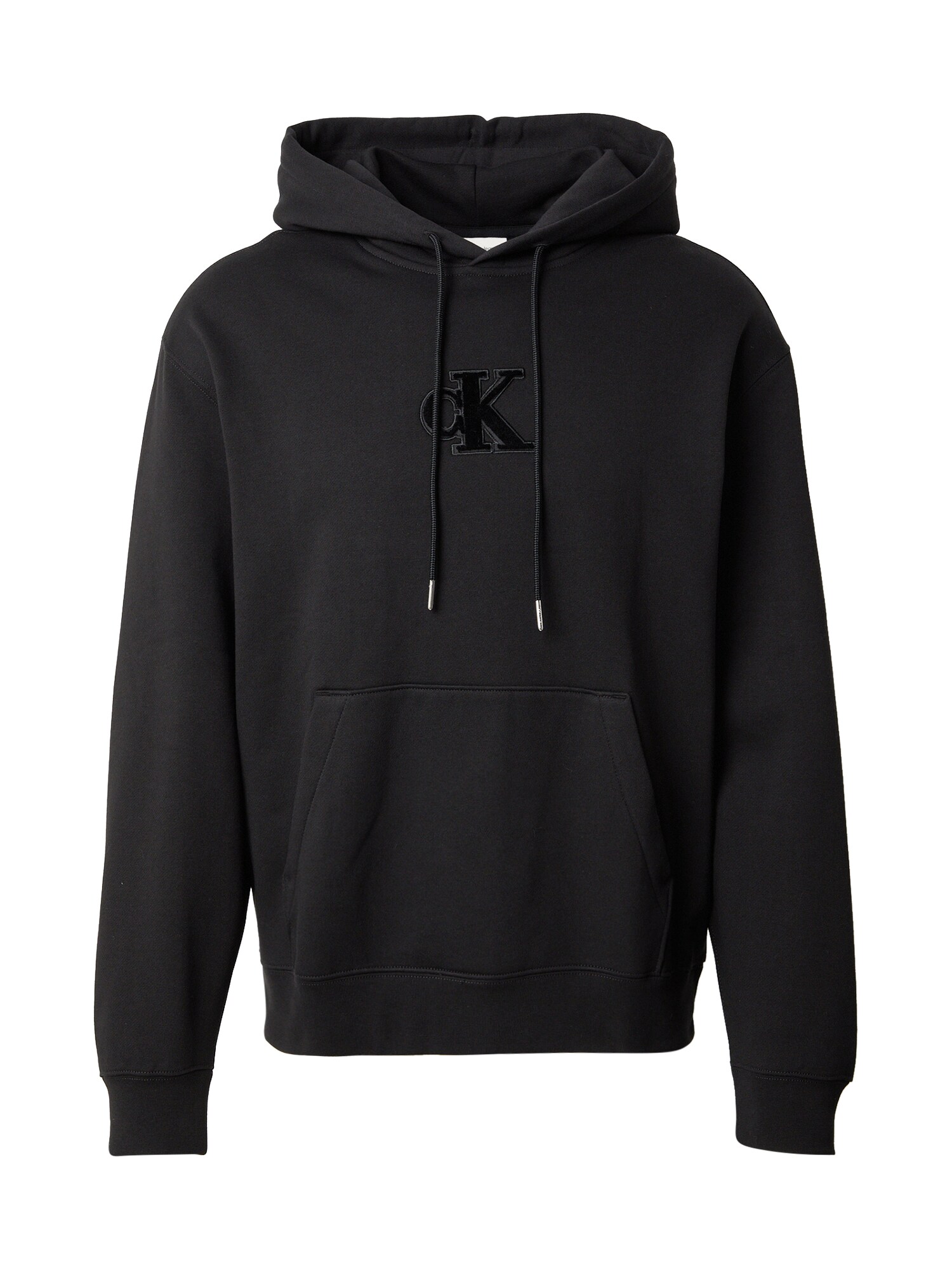 Calvin Klein Jeans Bluză de molton  negru