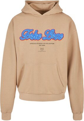 MT Upscale Sweatshirt ‘F*ke L*ve’ Beige / Azuur / Bourgogne / Zwart