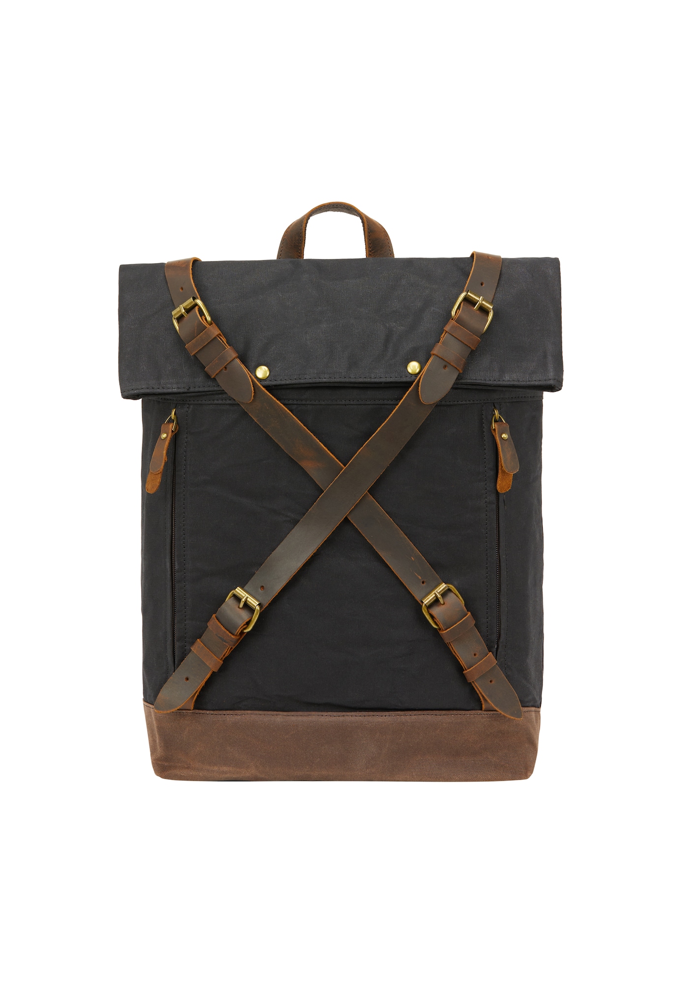 DreiMaster Vintage Rucsac  maro închis / negru