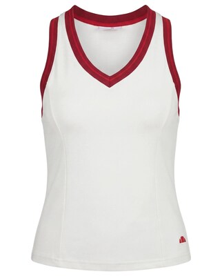 ELLESSE Top deportivo 'Paro'  ecru / rojo carmesí