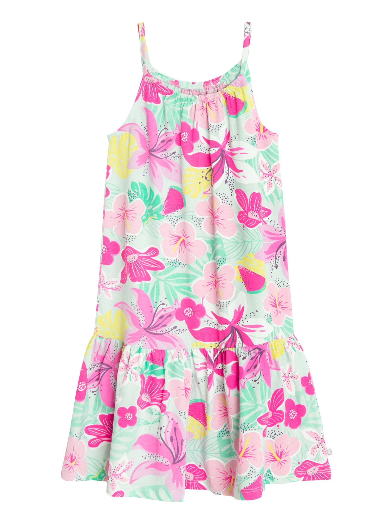 Cool Club Rochie  galben / verde / roz pastel / roz închis