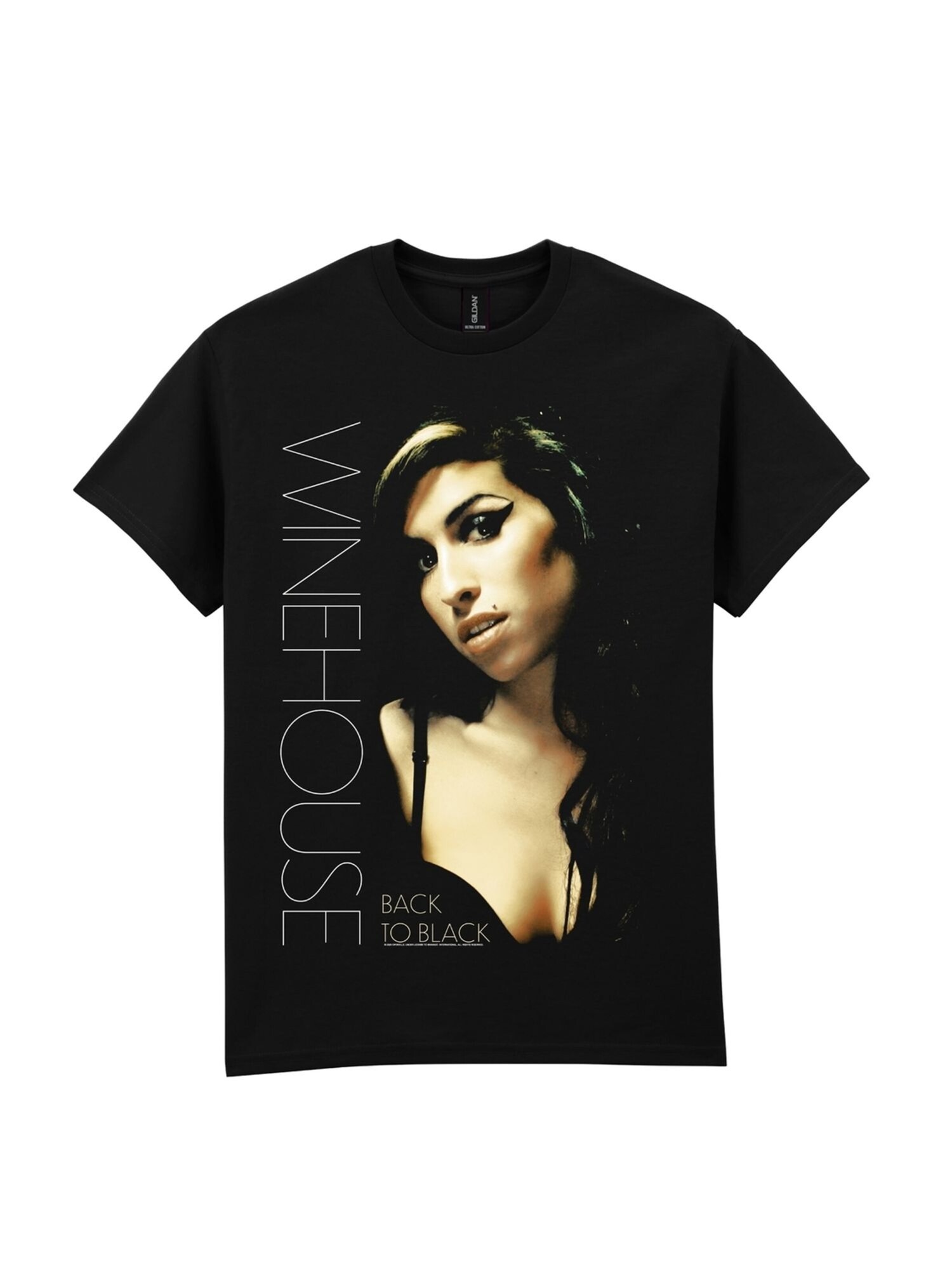 Amy Winehouse Camiseta 'Amy Winehouse Back To Black T-Shirt' negro – imagen 1