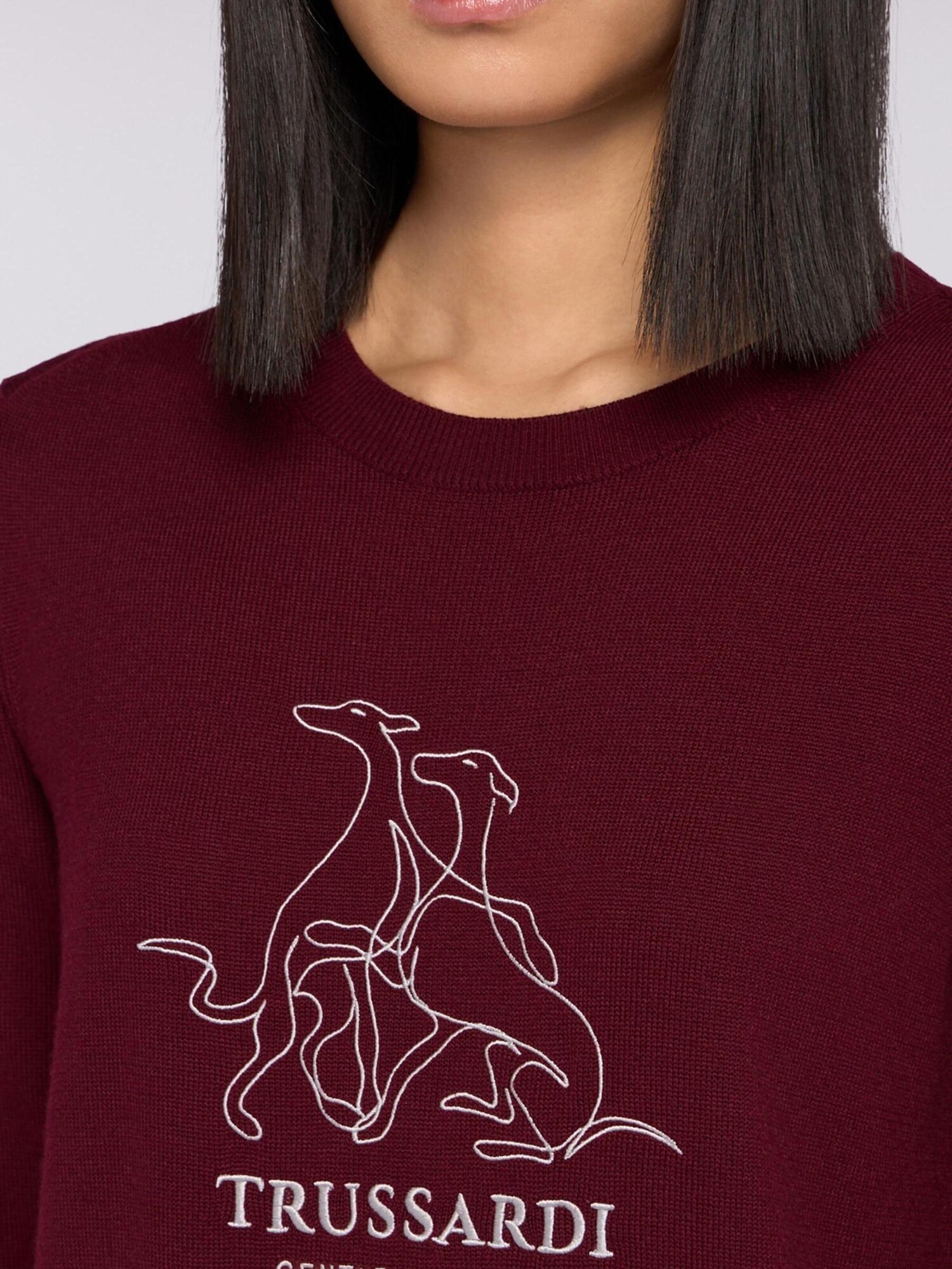 Trussardi Jersey  marrón oscuro – imagen 4