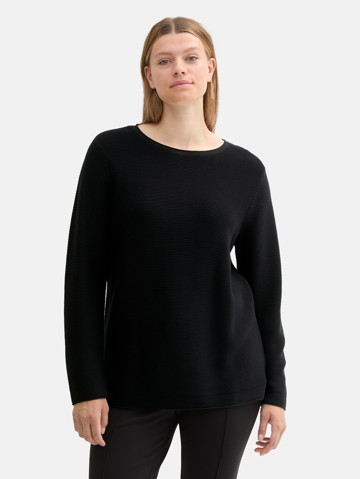 Tom Tailor Women + Pulóver  fekete termék 2. képe