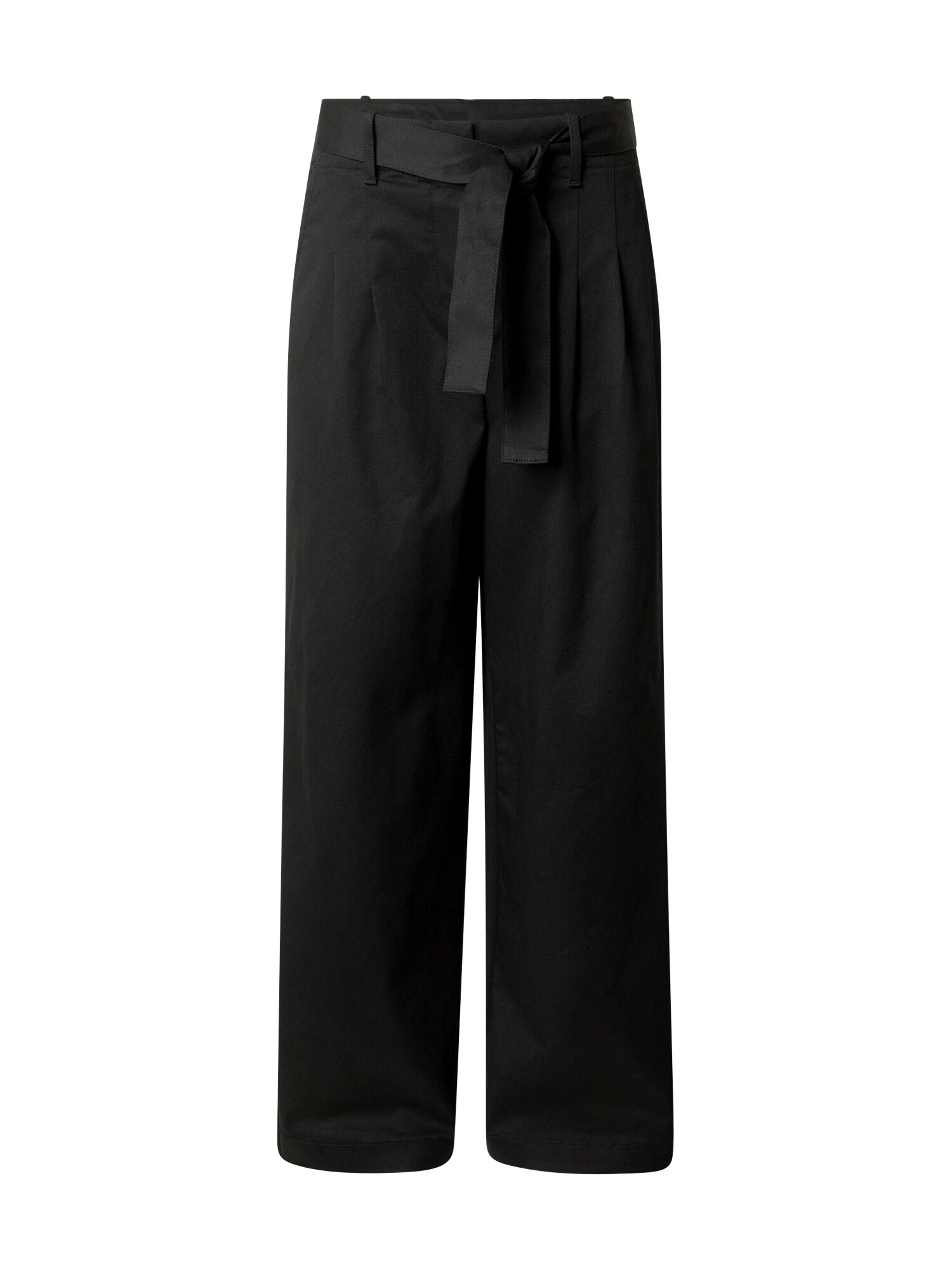 Calvin Klein Jeans Plisované nohavice  čierna