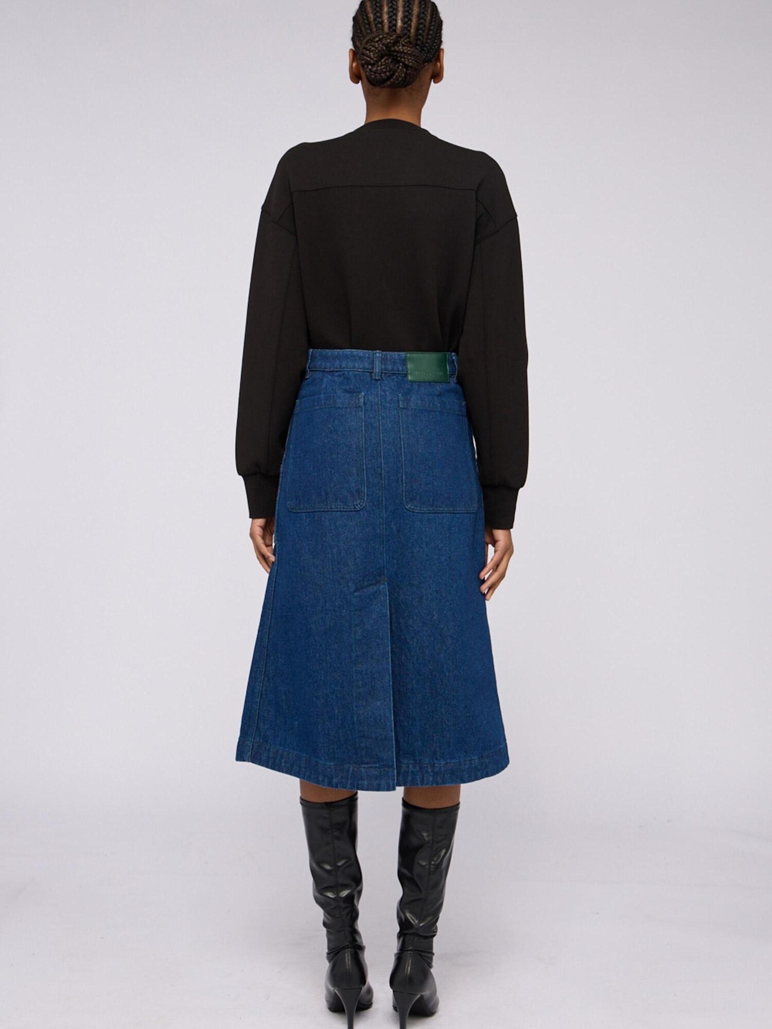 Trussardi Falda azul – imagen 3