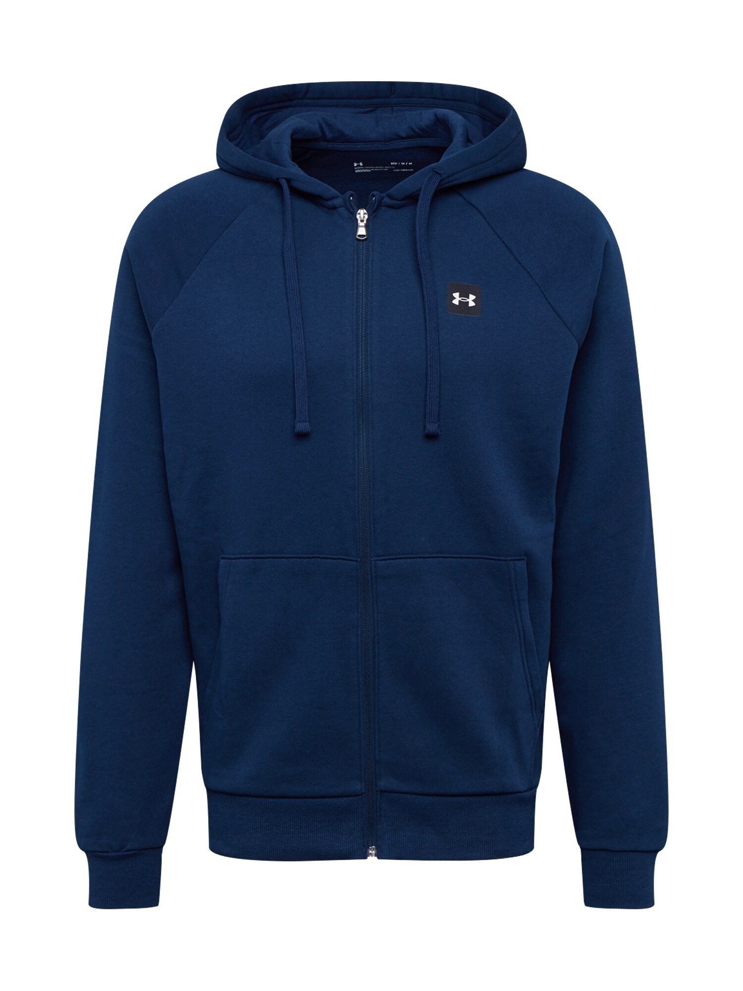 UNDER ARMOUR Casaco de treino em moletão 'Rival'  navy / preto / branco