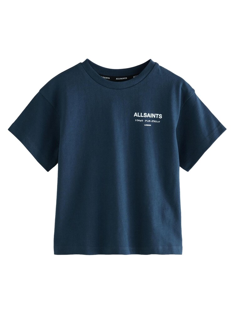 smALLSAINTS T-Shirt 'Underground' Jungen Größe 92 navy / weiß