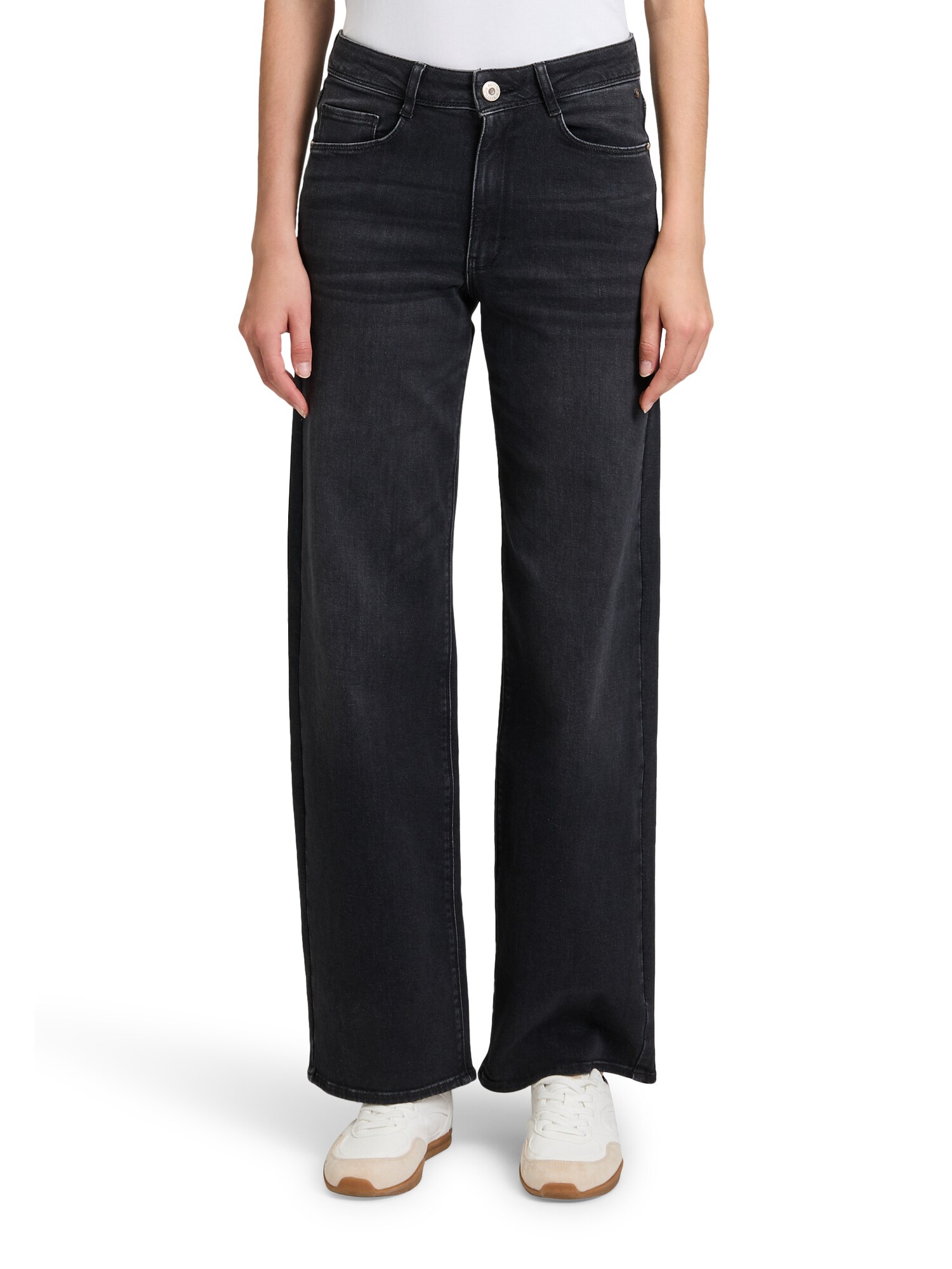 Thumbnail - Betty & Co High Waisted-Jeans mit weitem Bein