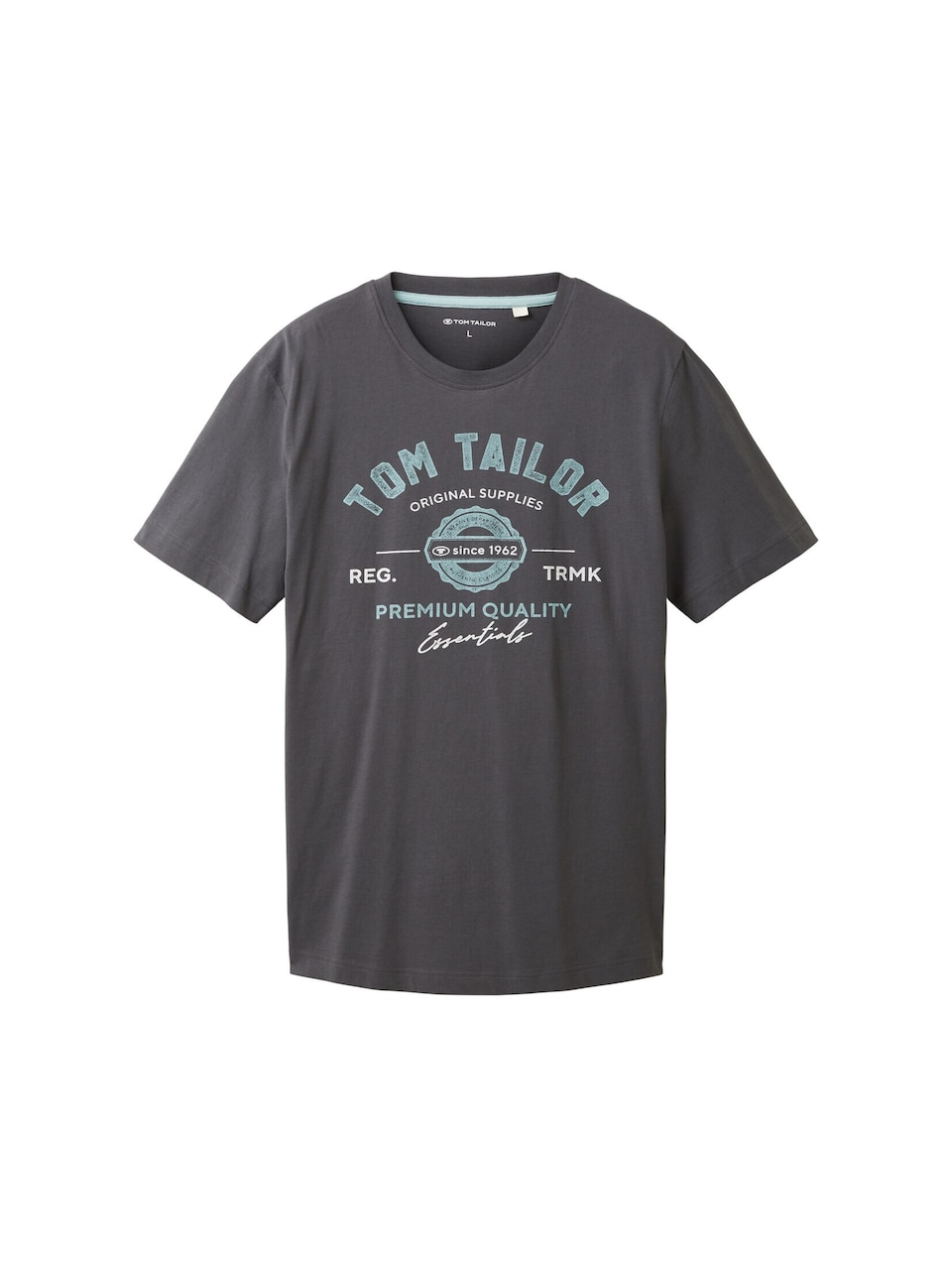 T-shirt himmelsblå / mörkgrå