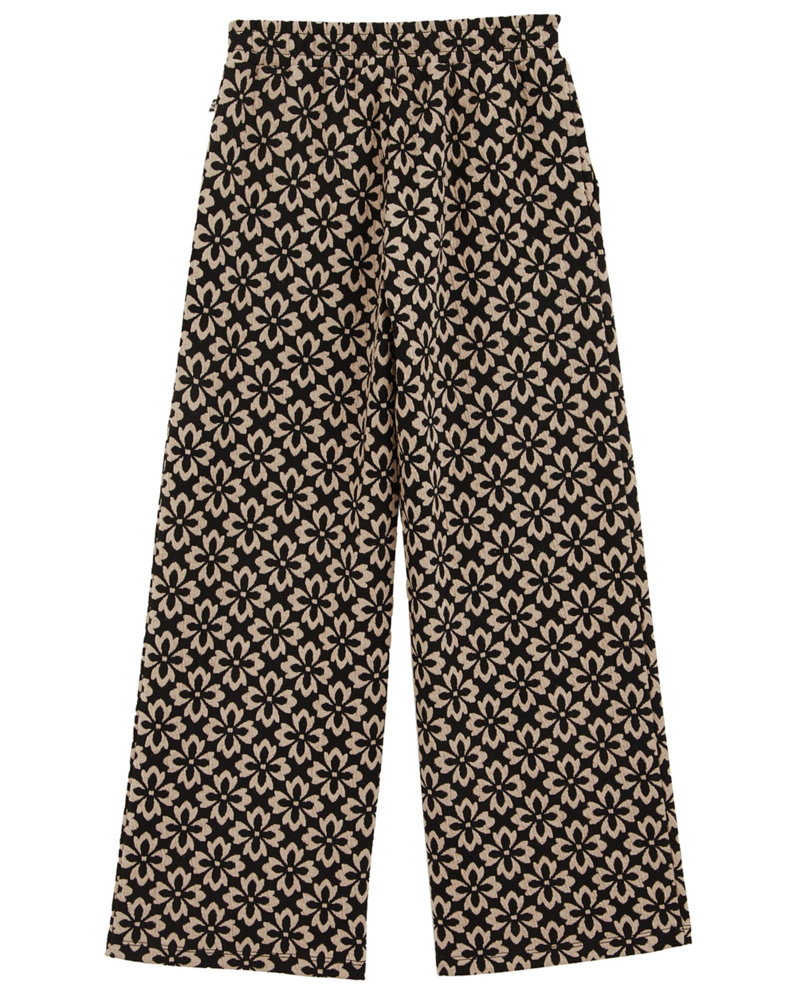 WE Fashion Nadrág  bézs / fekete akciós termékkép 1