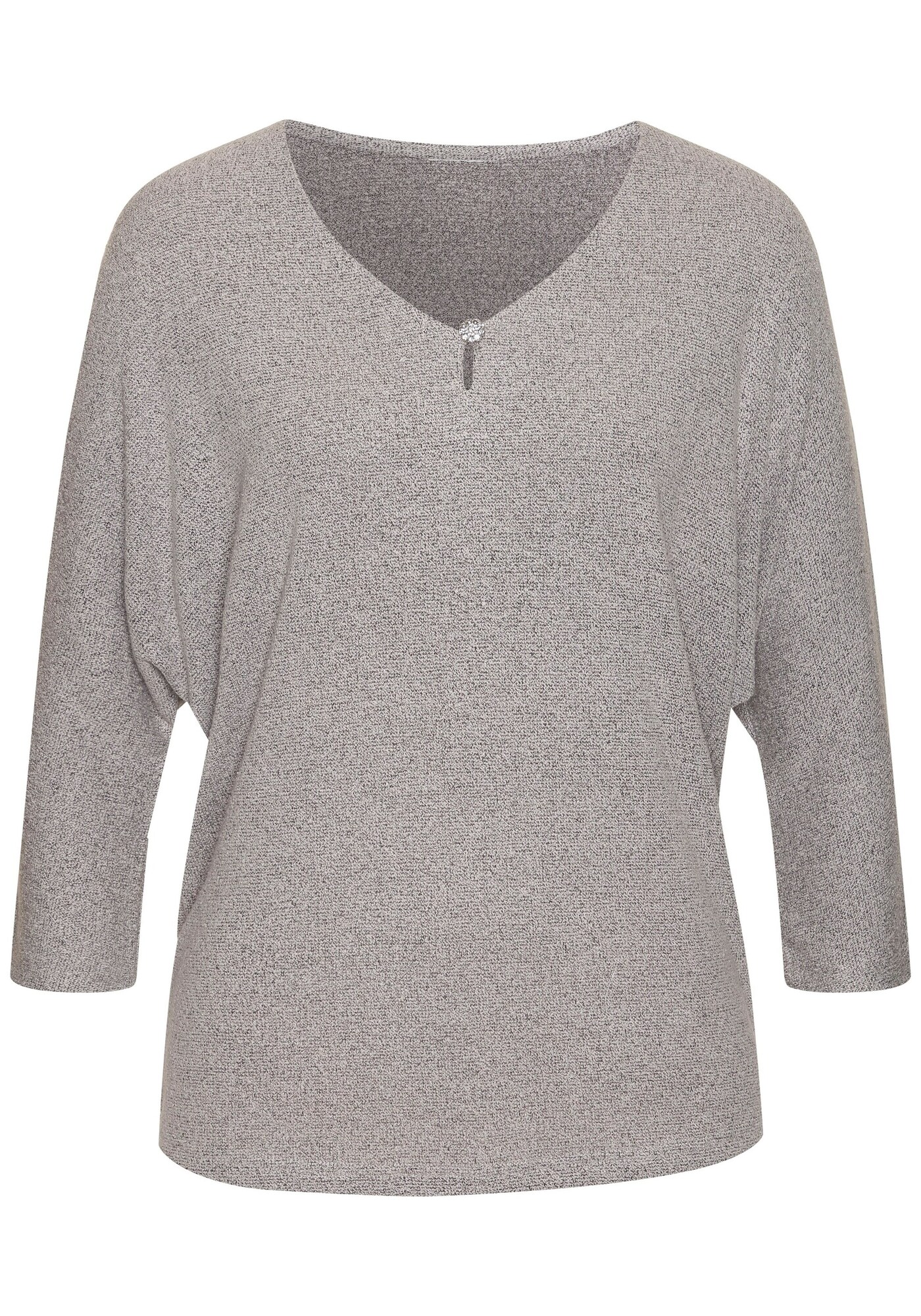 LASCANA Tricou  gri amestecat