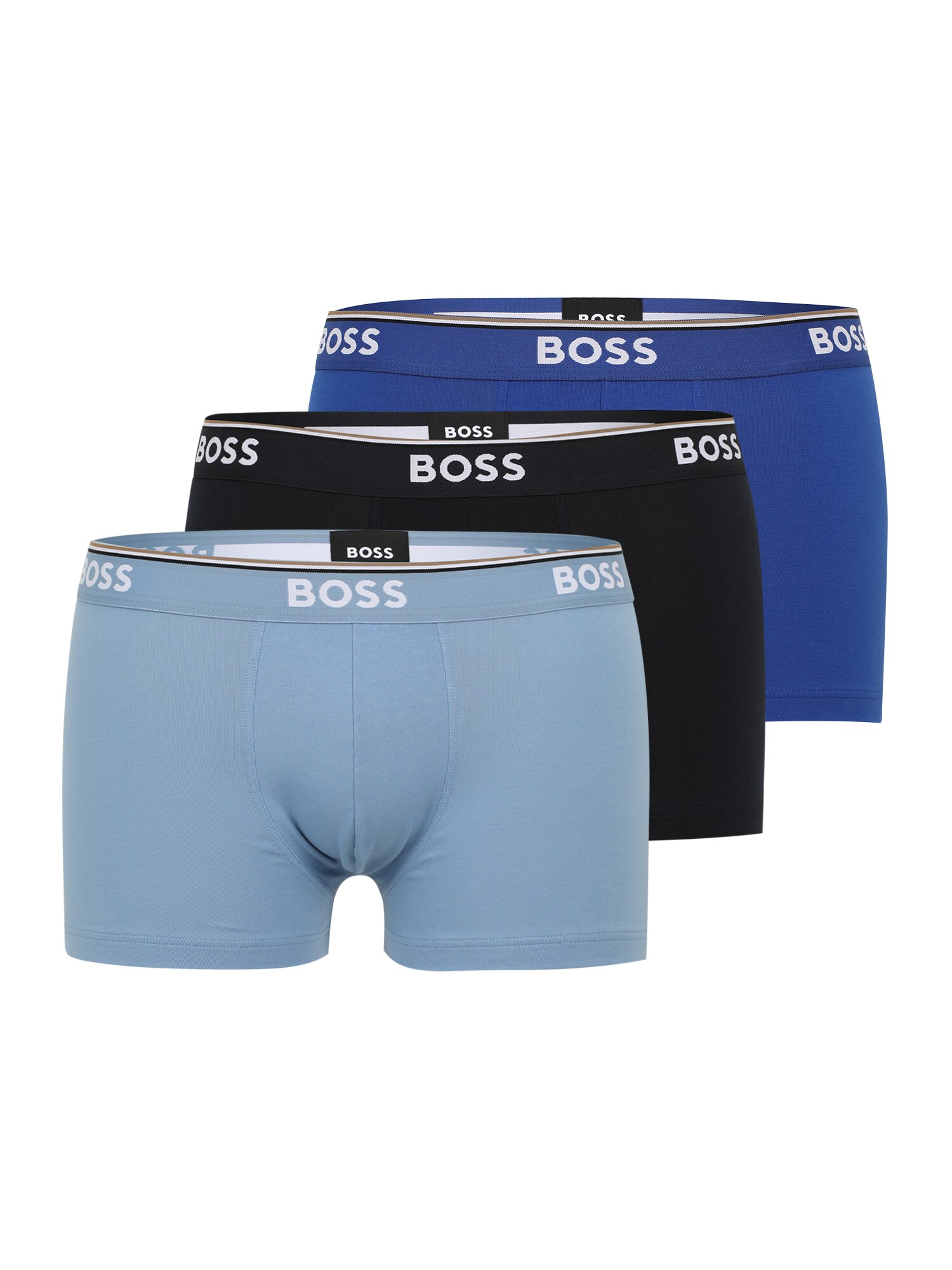 BOSS Boxeralsók 'Power'  kék / világoskék / fekete / piszkosfehér akciós termékkép 1