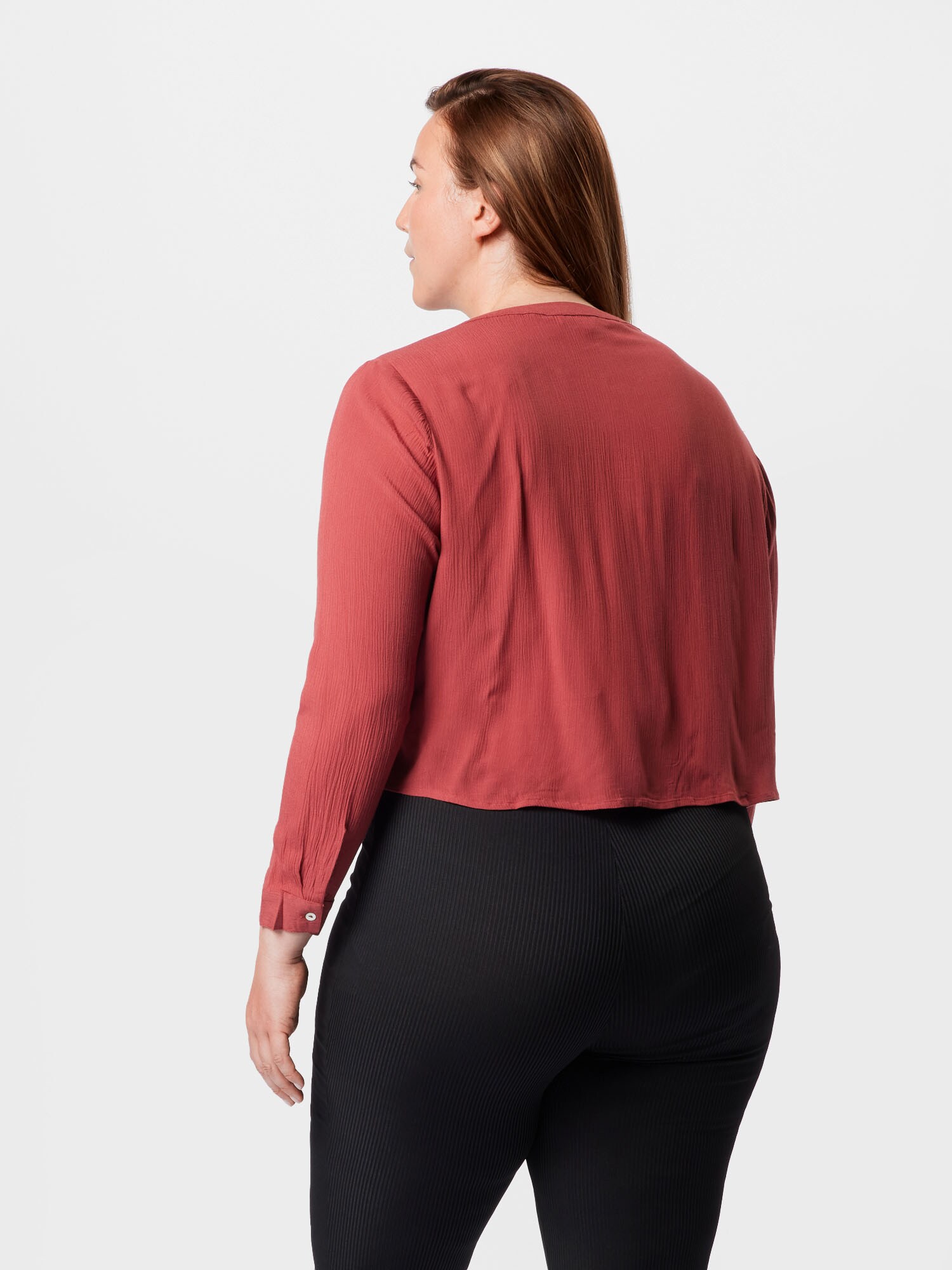 ABOUT YOU Curvy Blúzka 'Dylane' hrdzavo červená (obrázok 3)
