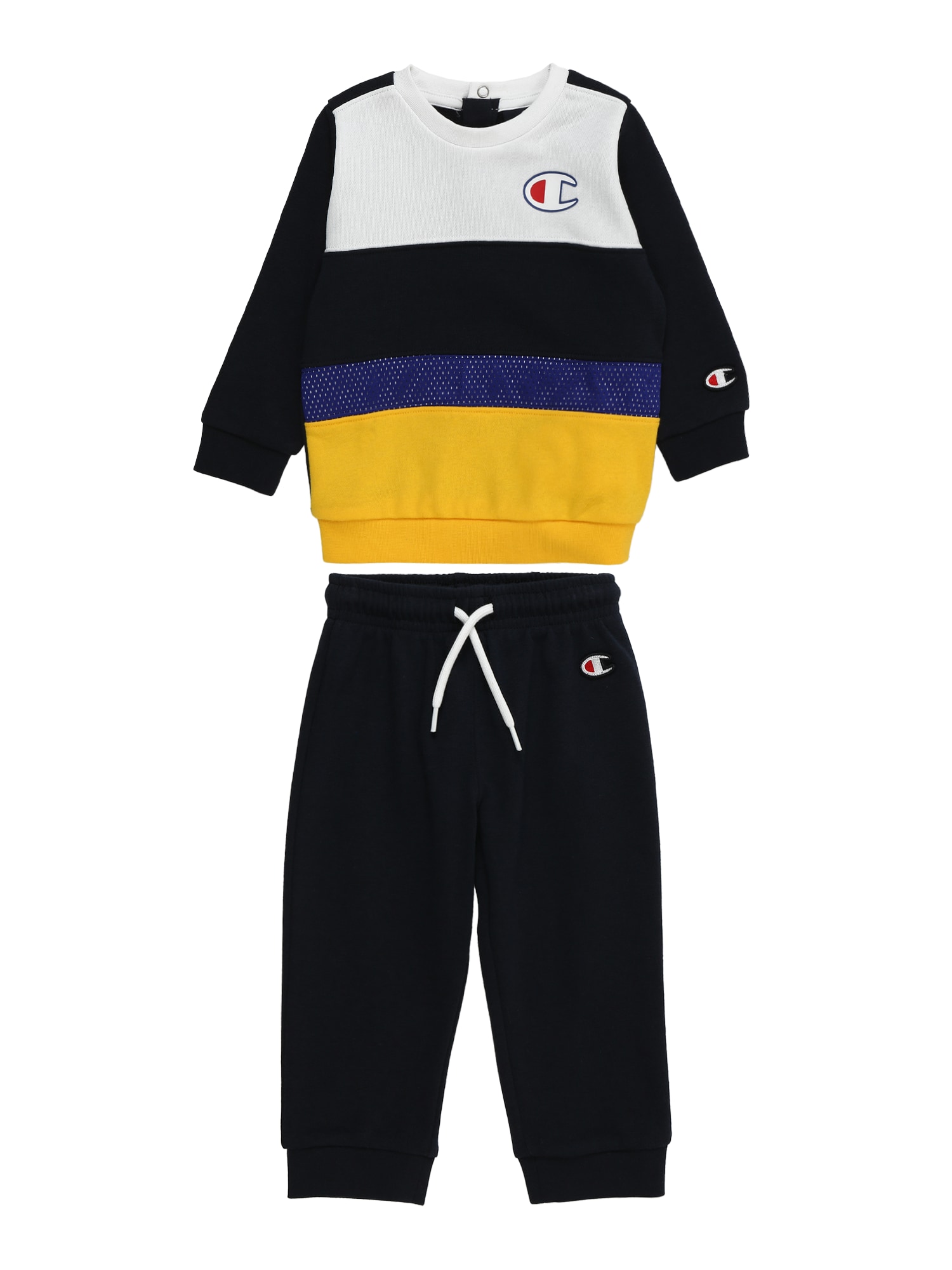 Champion Authentic Athletic Apparel Jogging ruhák  tengerészkék / sötétkék / sárga / piszkosfehér
