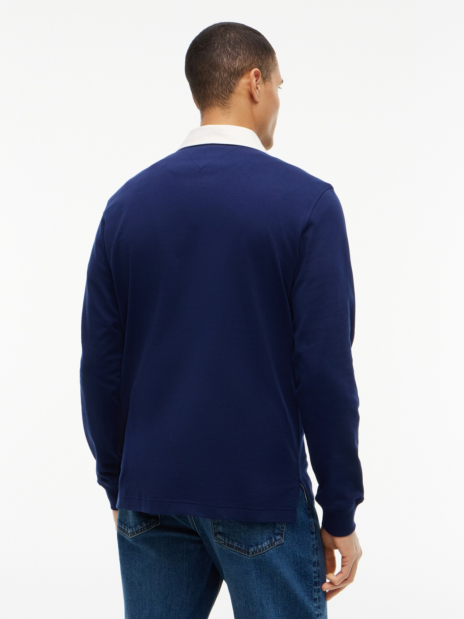 TOMMY HILFIGER Camiseta 'ESSENTIAL' navy / offwhite – imagen 3