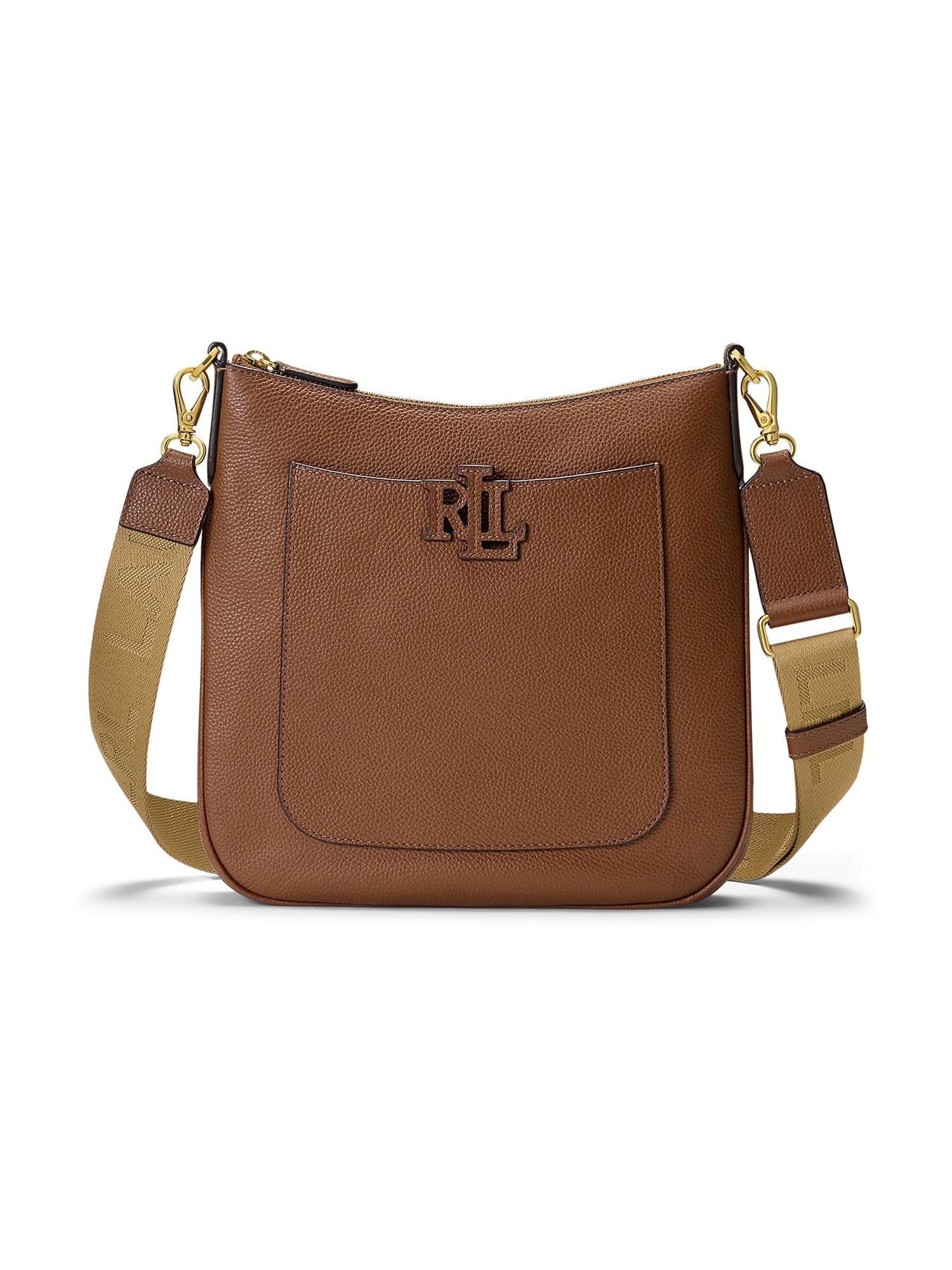 Lauren Ralph Lauren Geantă de umăr CAMERYN 27  maro caramel / maro mokka