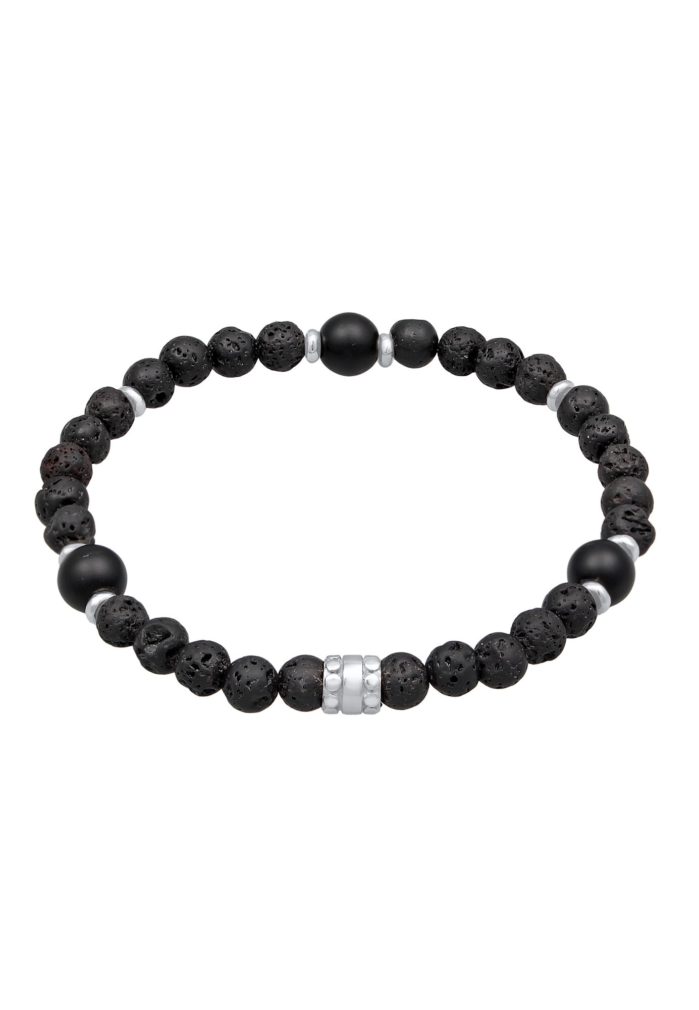 KUZZOI Náramok 'Onyx'  čierna / strieborná