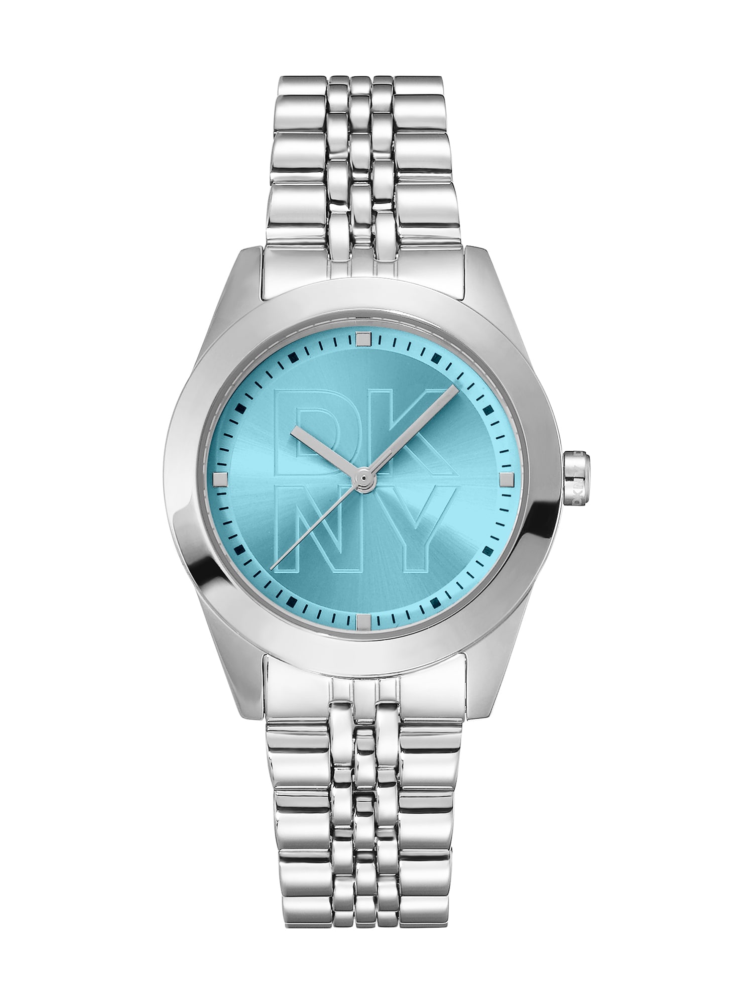 DKNY Quarzuhr 'Parsons Logo' silber